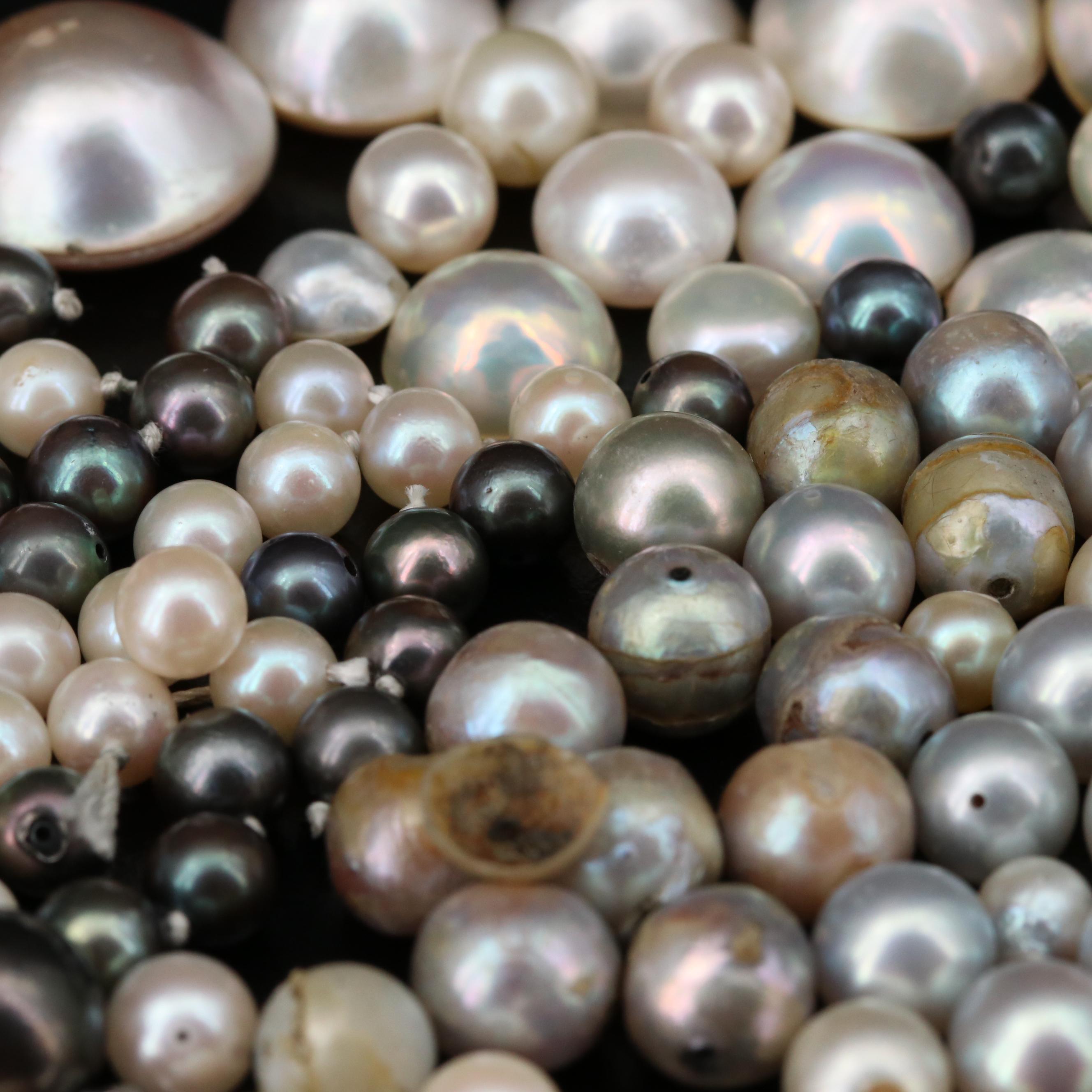Loose Mixed Shape Pearls