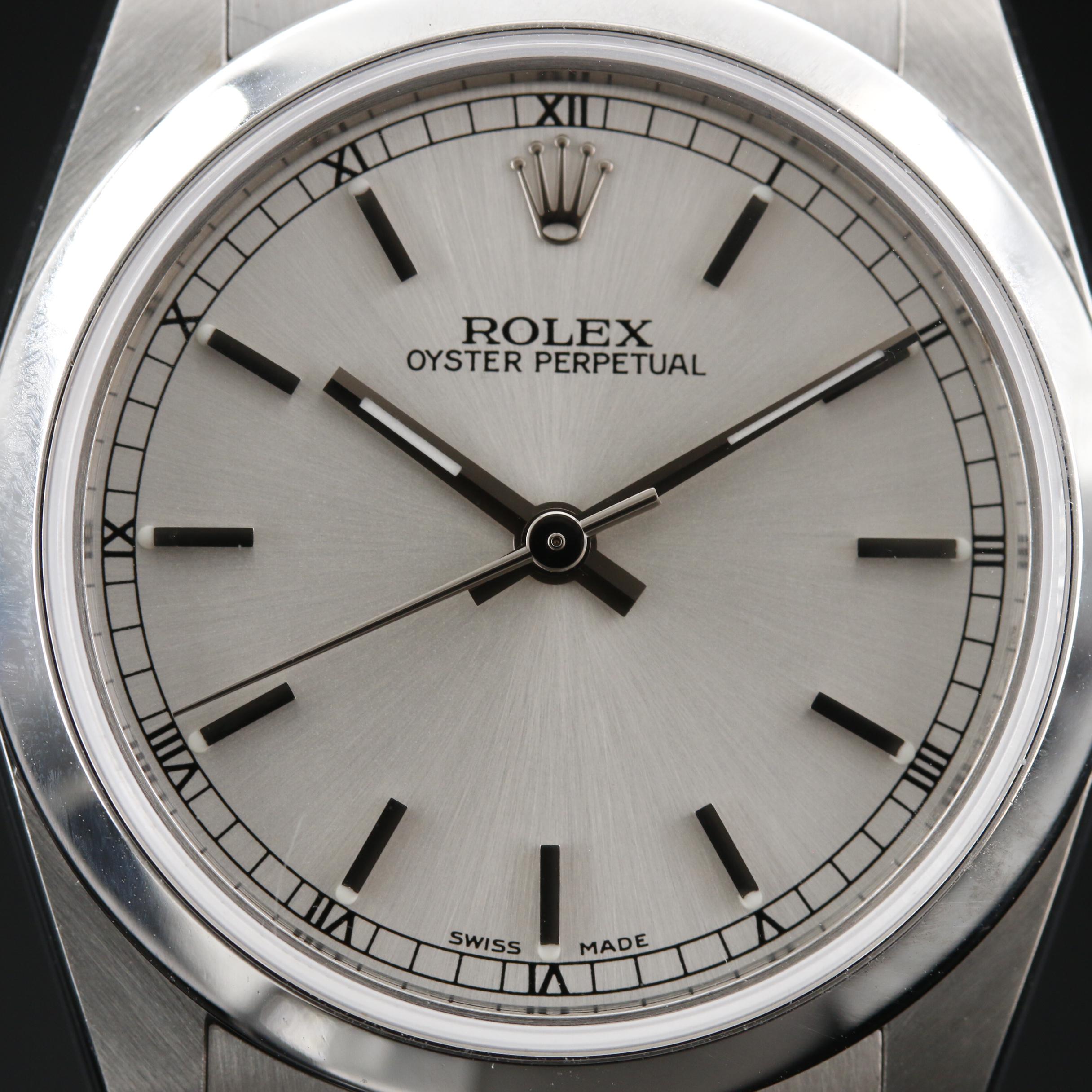 Rolex Oyster Perpetual Mid-Size Stainless Steel Automatic Watch
