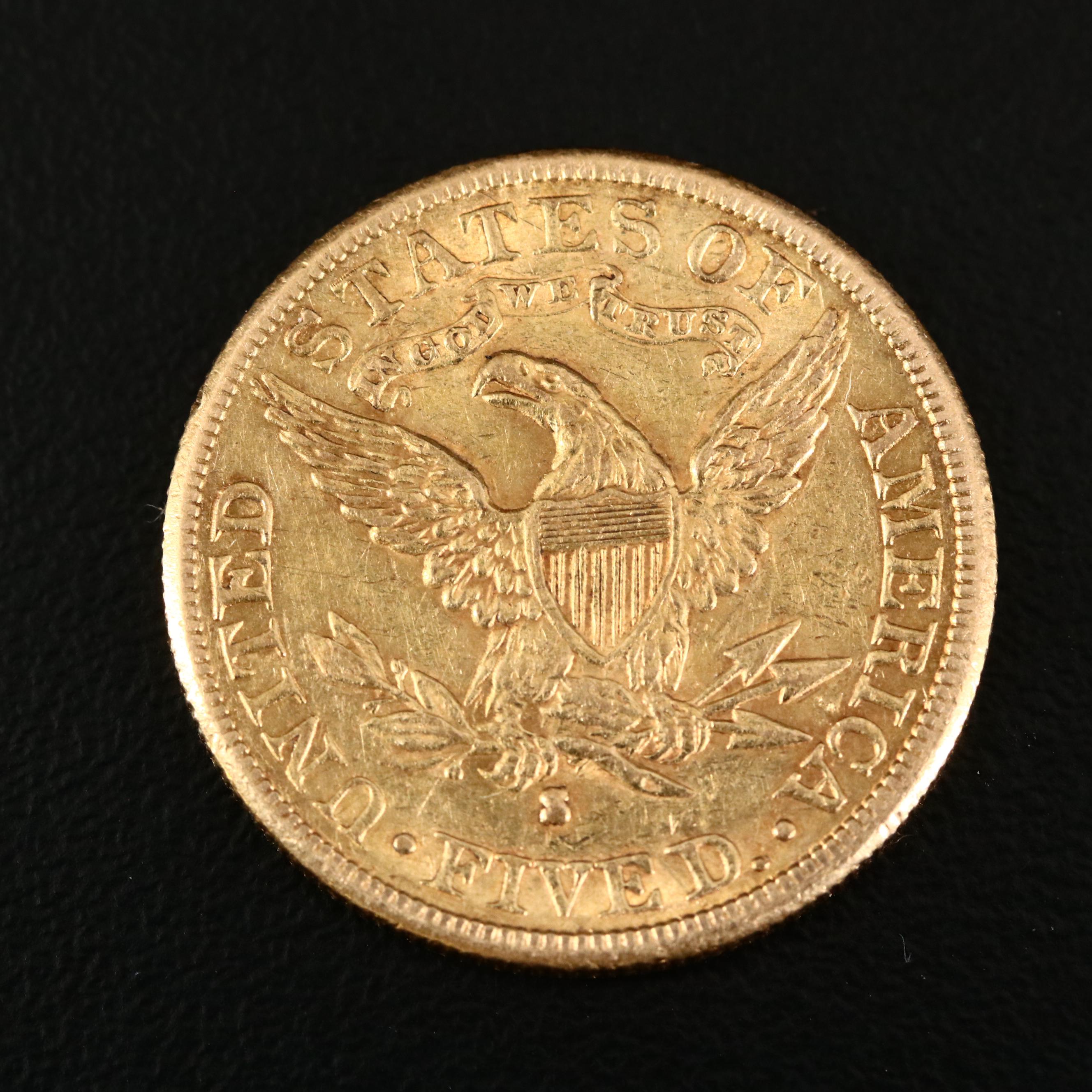 1886-S Liberty Head $5 Gold Coin
