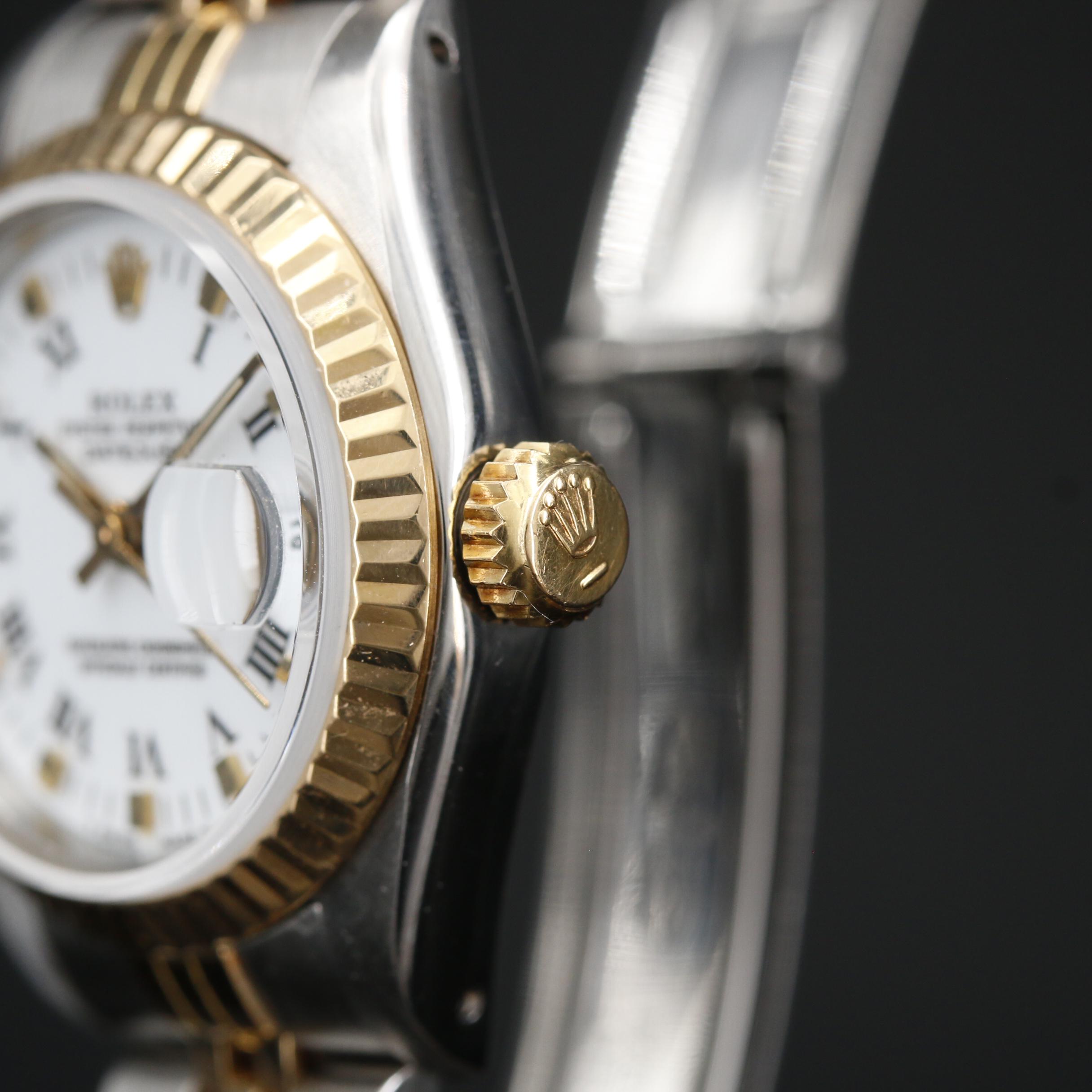 1987 Rolex Datejust 18K Yellow Gold and Stainless Steel Automatic Watch