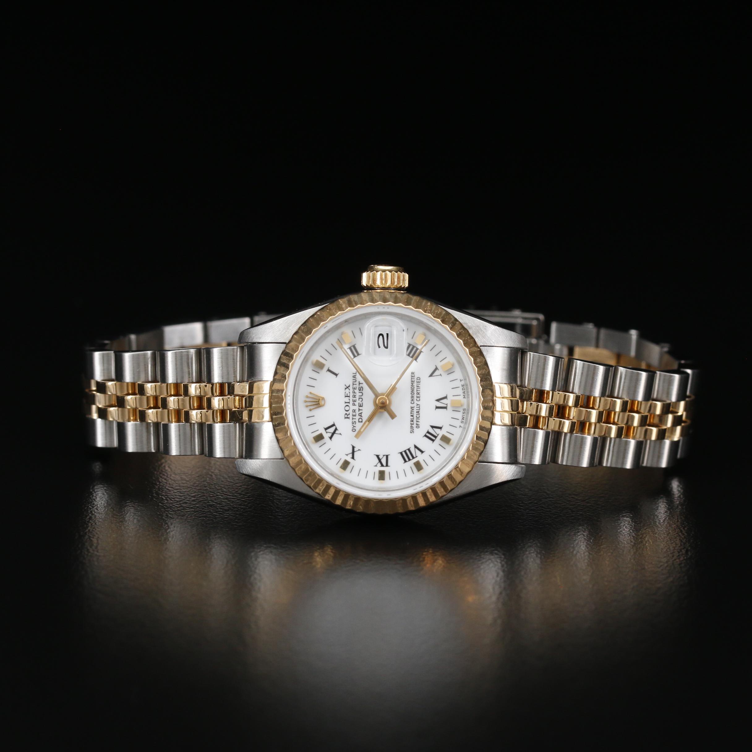 1987 Rolex Datejust 18K Yellow Gold and Stainless Steel Automatic Watch