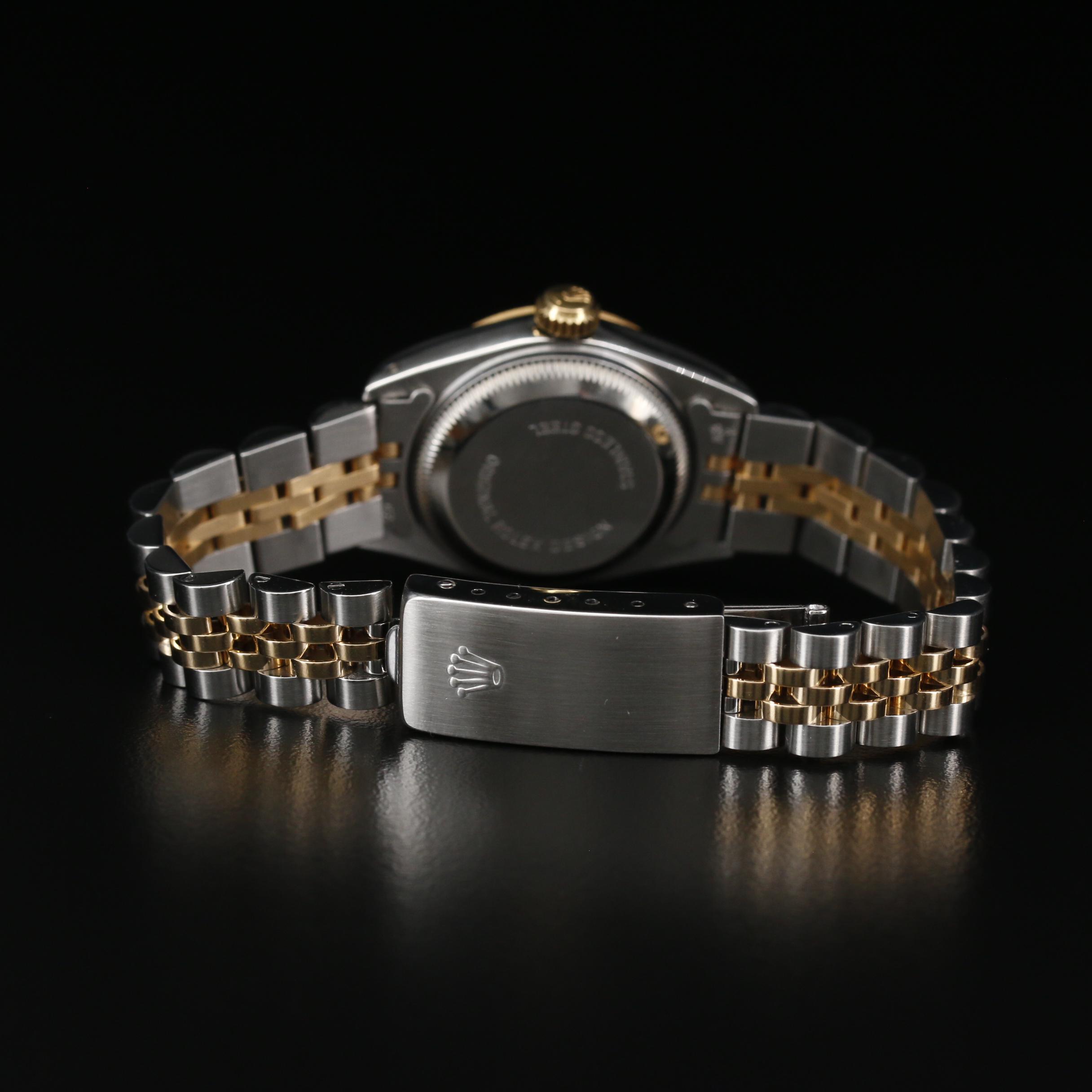 1987 Rolex Datejust 18K Yellow Gold and Stainless Steel Automatic Watch