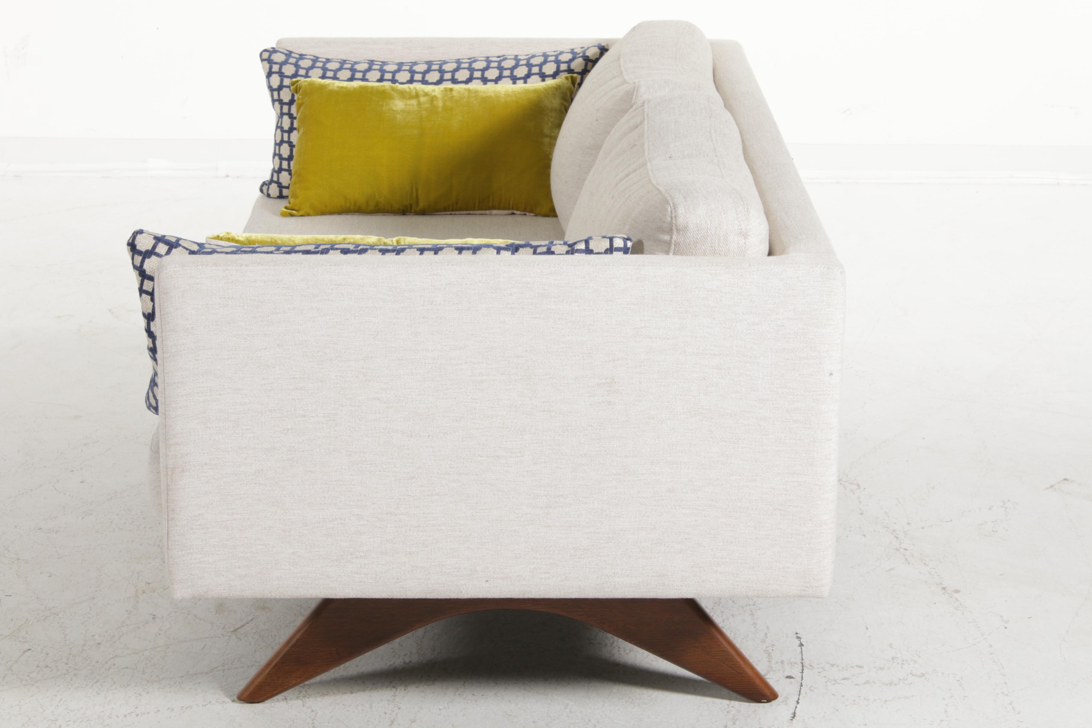 West Elm Modern Upholstered Loveseat Sofa