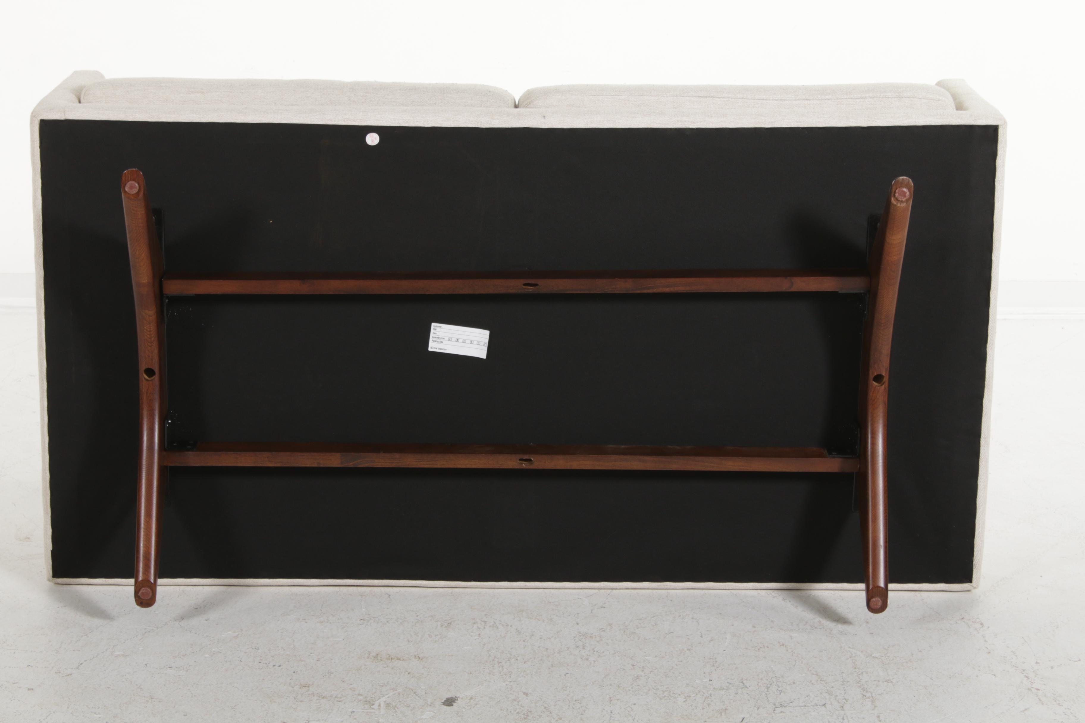 West Elm Modern Upholstered Loveseat Sofa