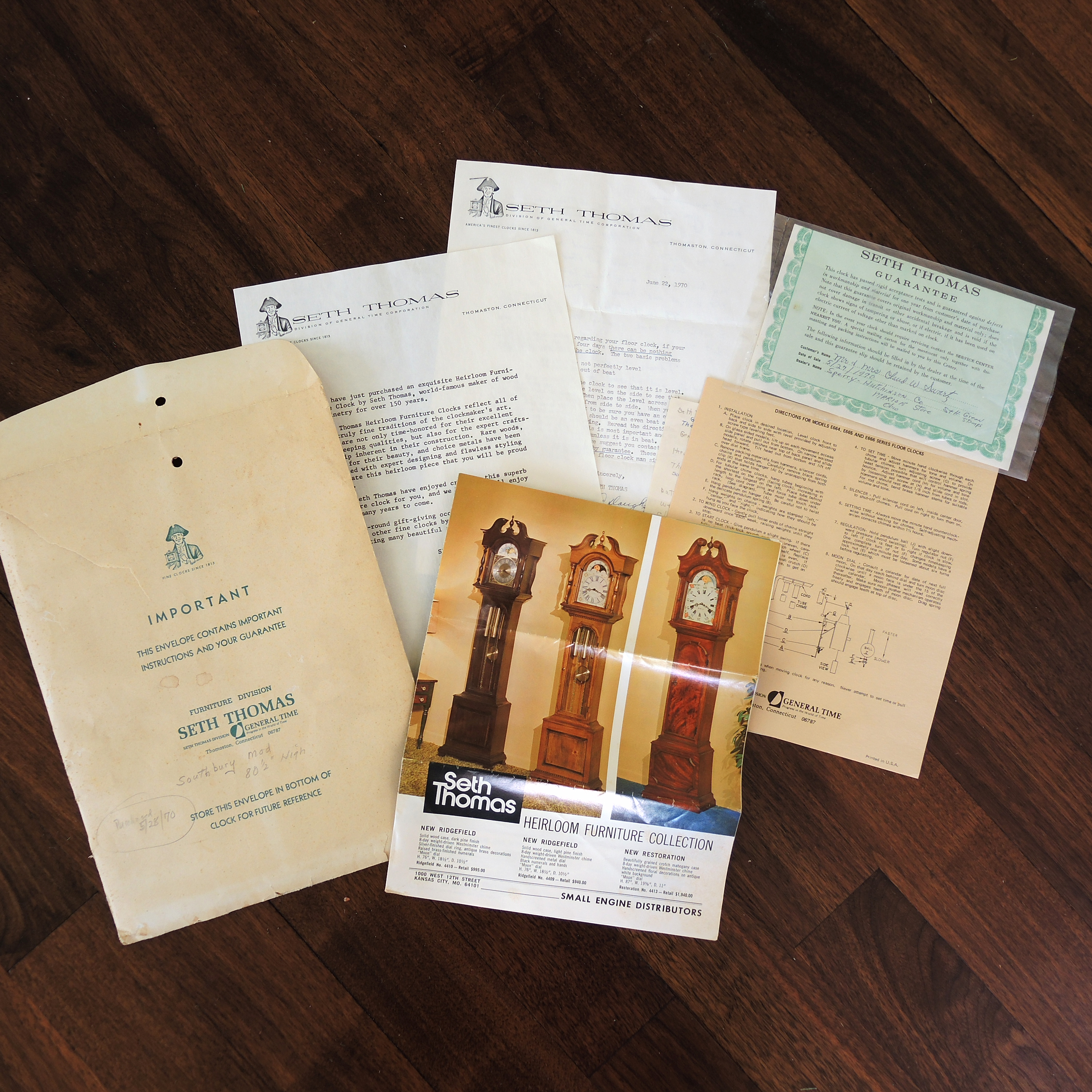 Seth Thomas "Ridgefield" Grandfather Clock, c. 1970