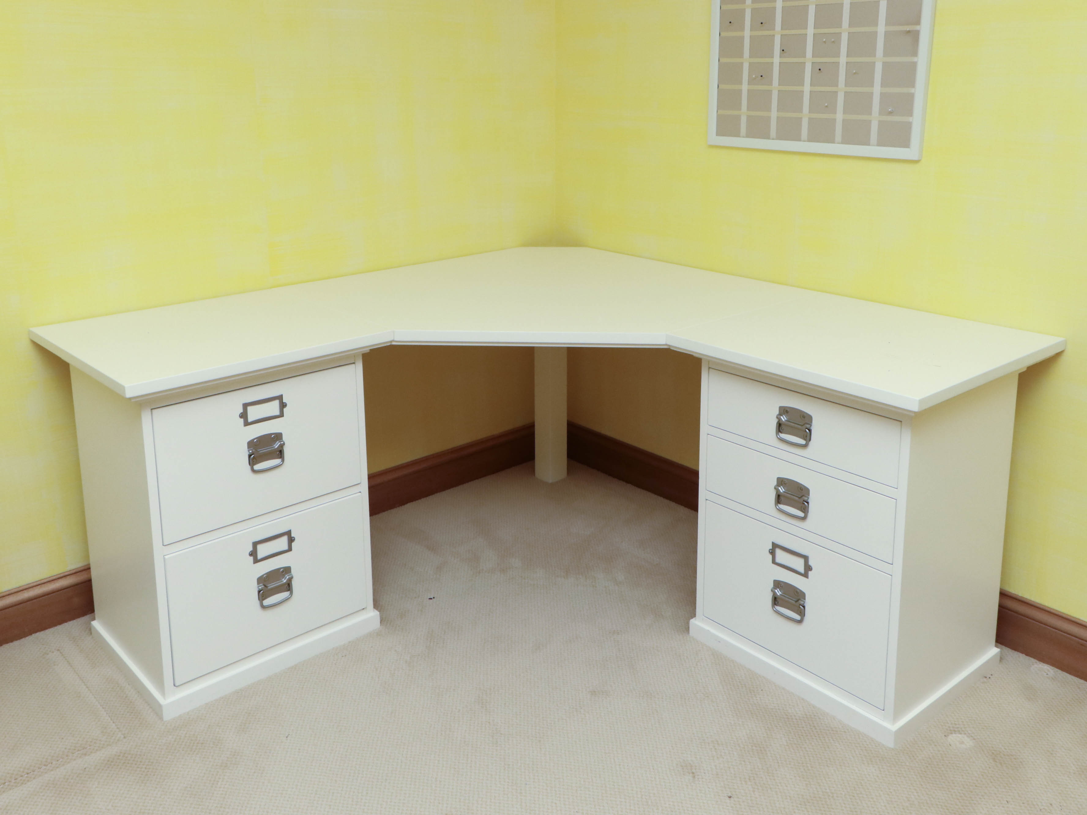 Pottery Barn "Bedford" Corner Desk with Swivel Chair