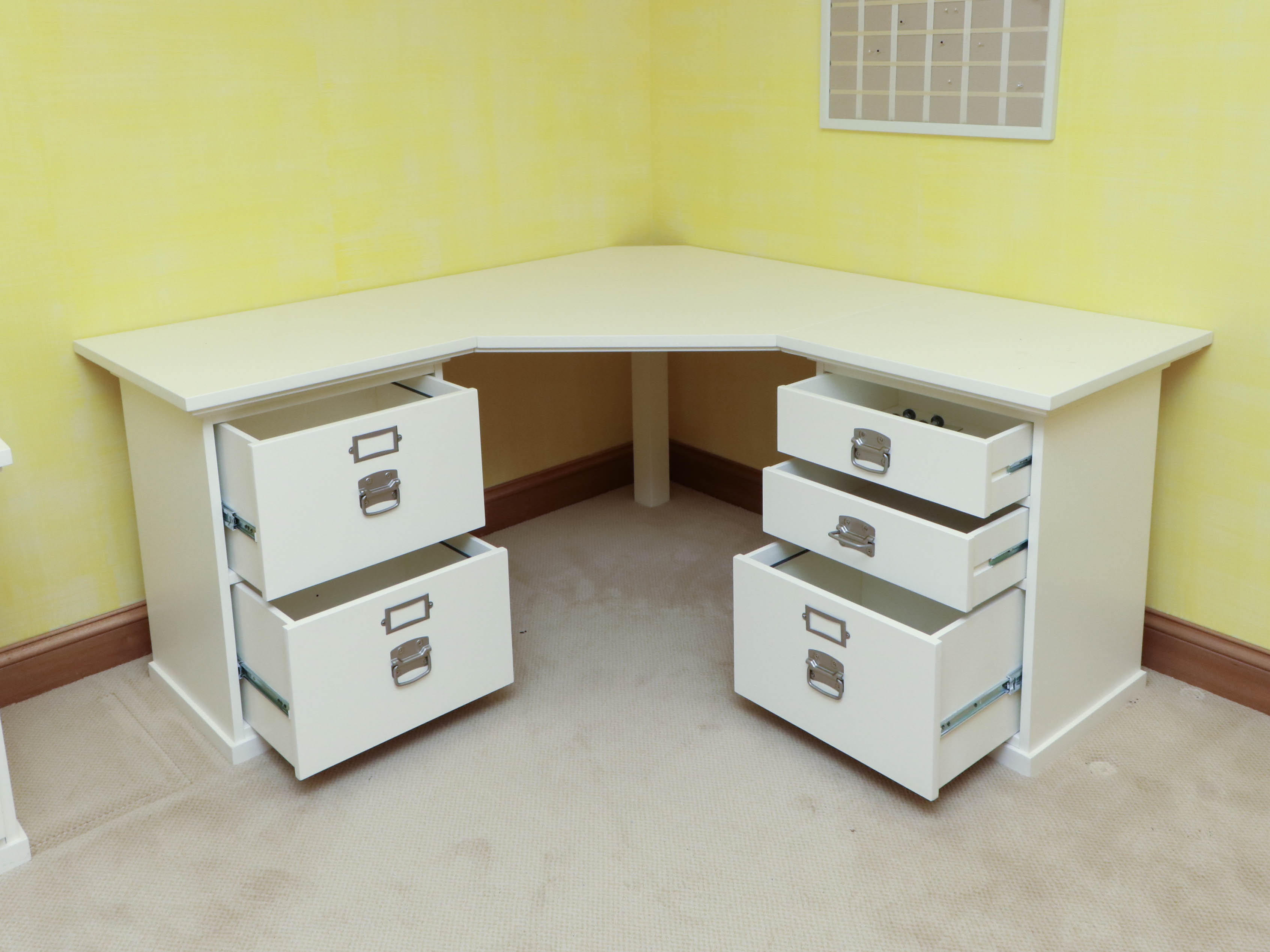 Pottery Barn "Bedford" Corner Desk with Swivel Chair