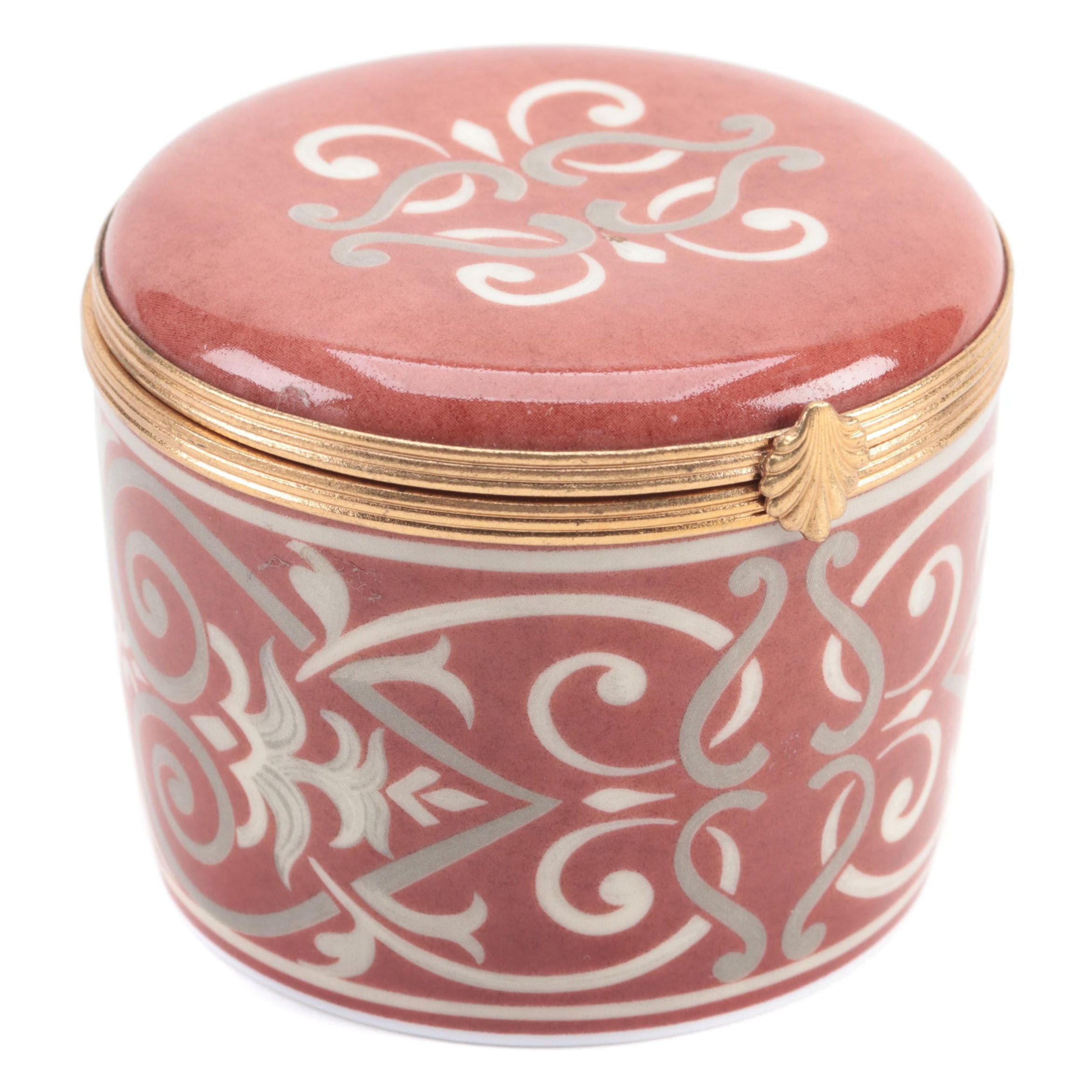Hand-Painted Raynaud Porcelain Limoges Box