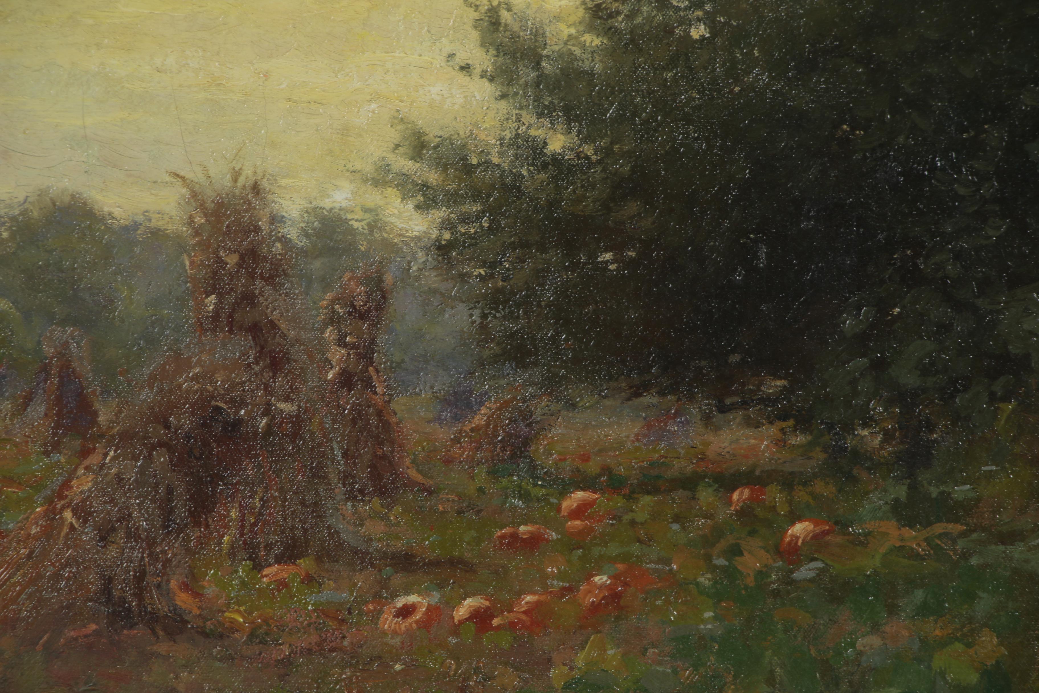 Alexis Jean Fournier Pastoral Landscape Oil Painting, 1911