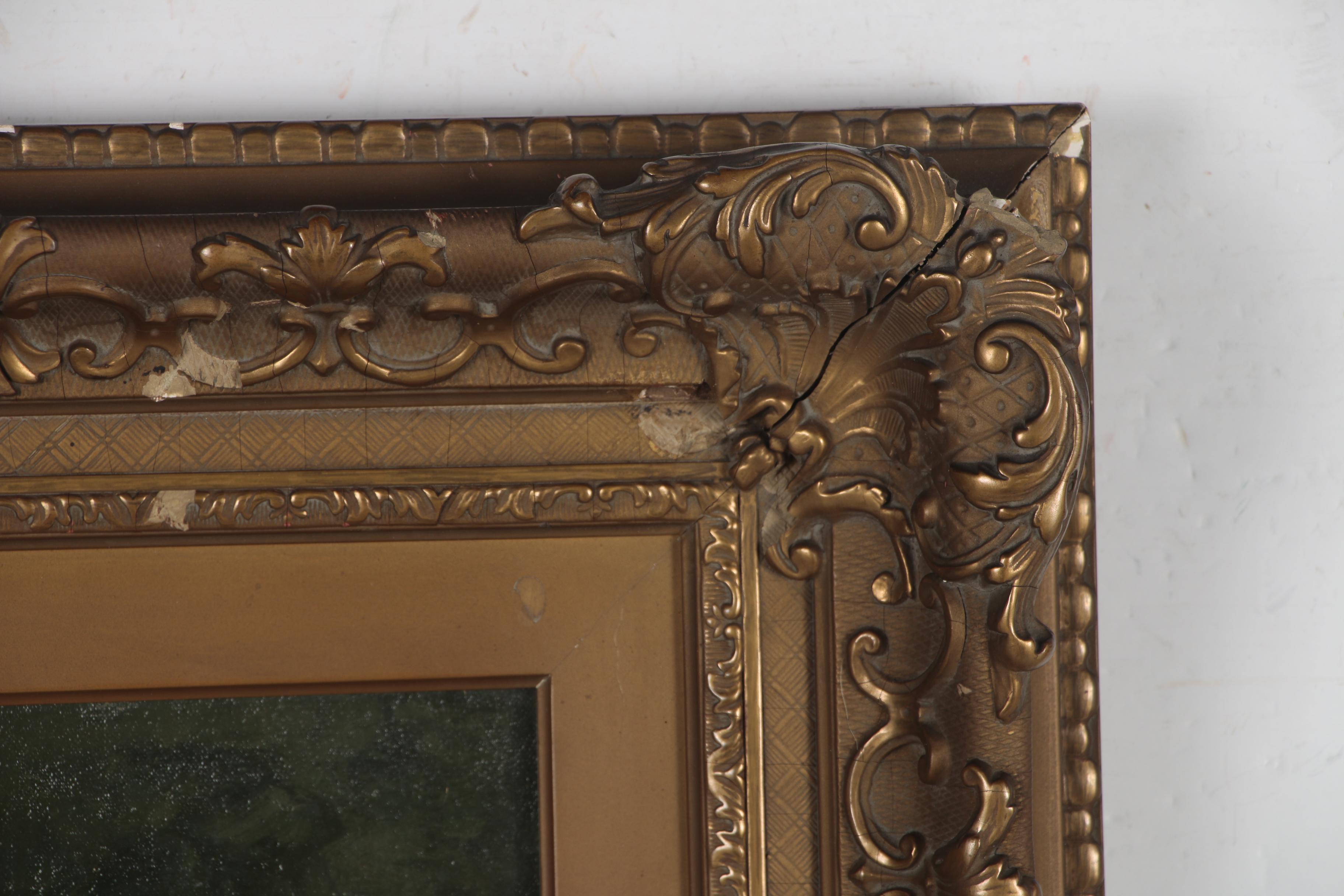 Alexis Jean Fournier Pastoral Landscape Oil Painting, 1911