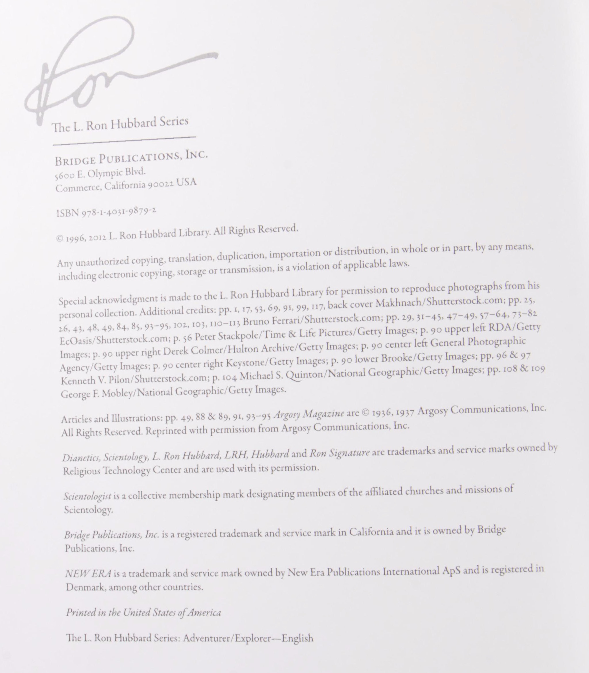 L. Ron Hubbard Series with "Master Storyteller" by William J. Widder