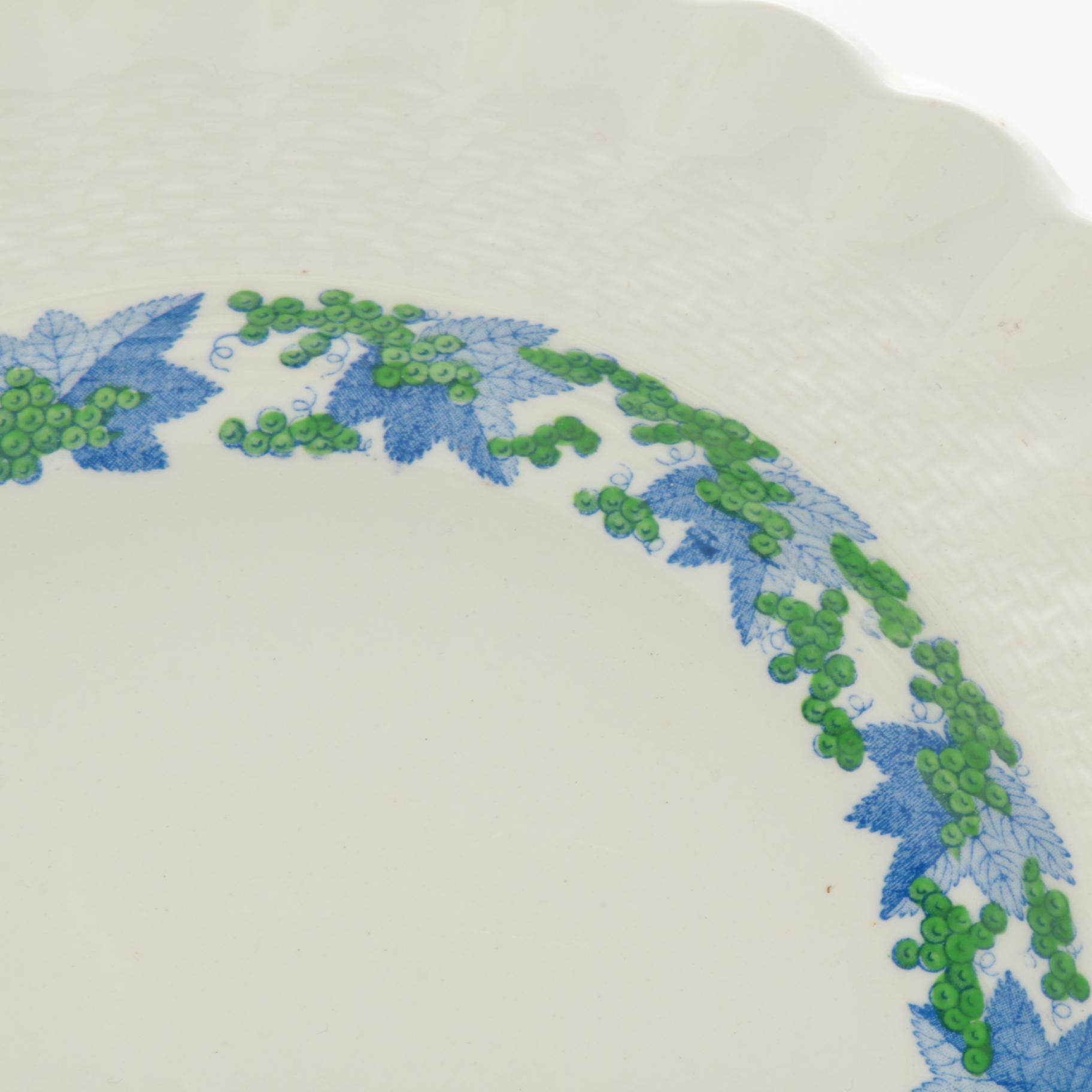 Copeland Spode "Valencia Blue Green" Earthenware Dinnerware