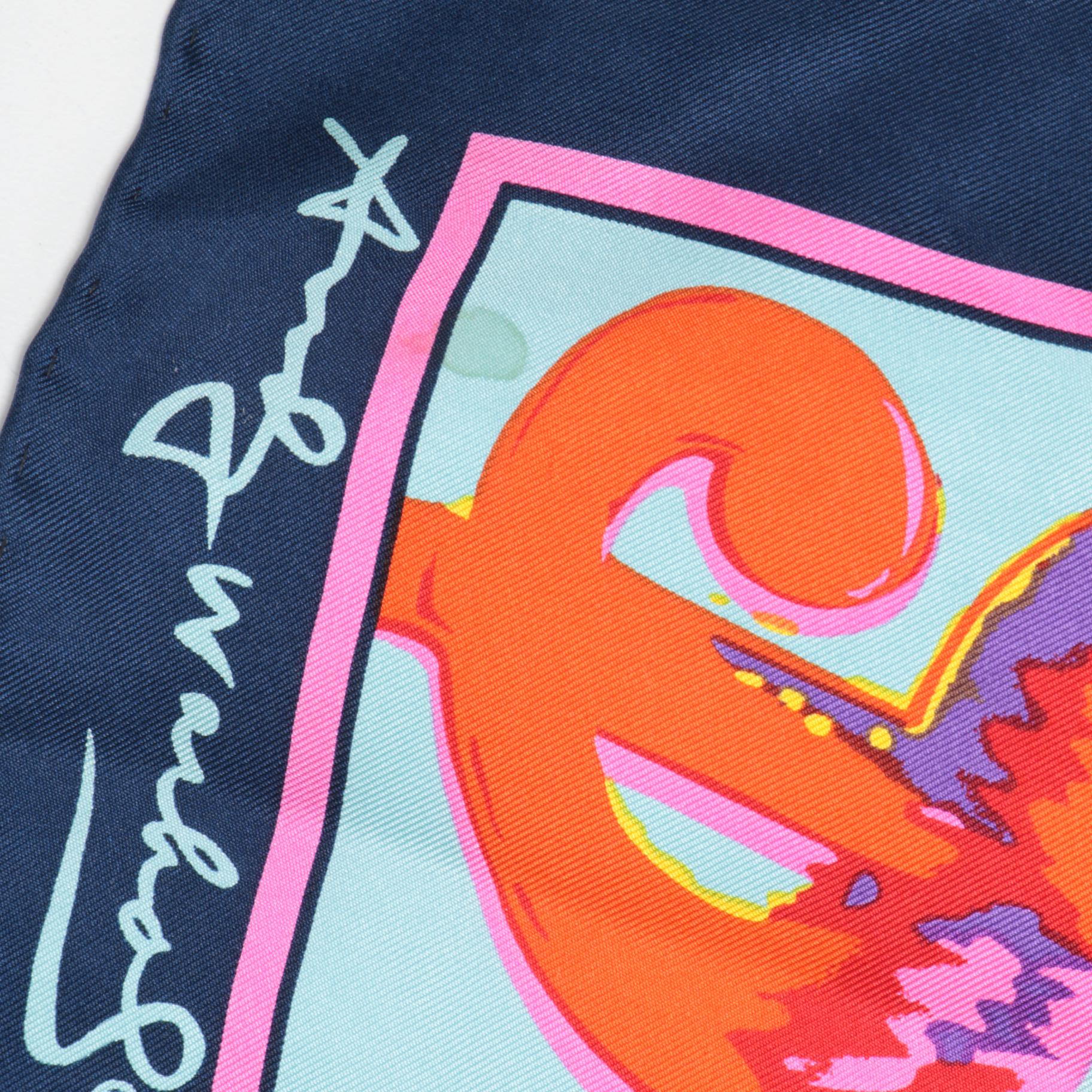 Andy Warhol Foundation "Dollar Sign" Pop Art Silk Scarf