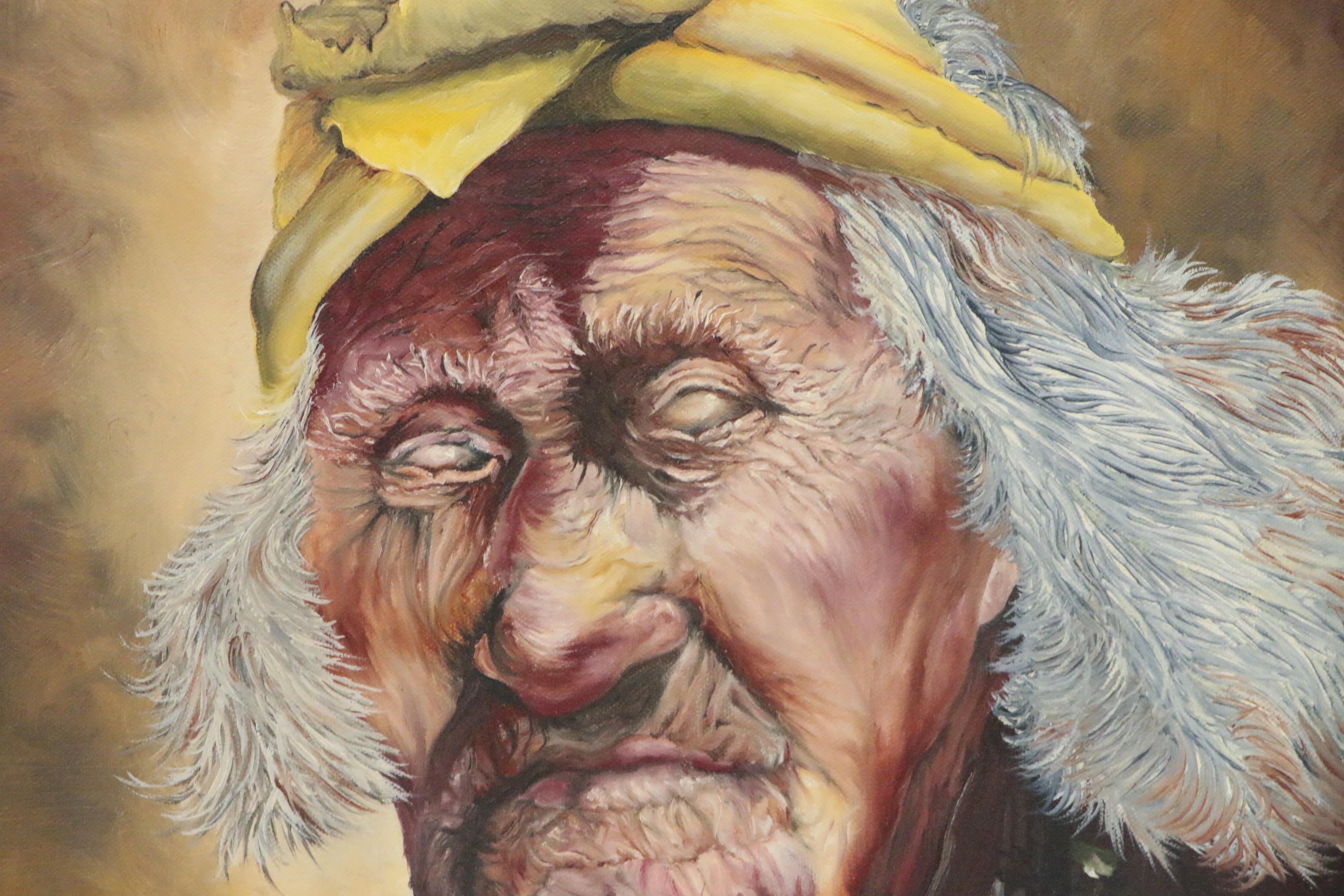 Oil Painting Portrait of an Old Man
