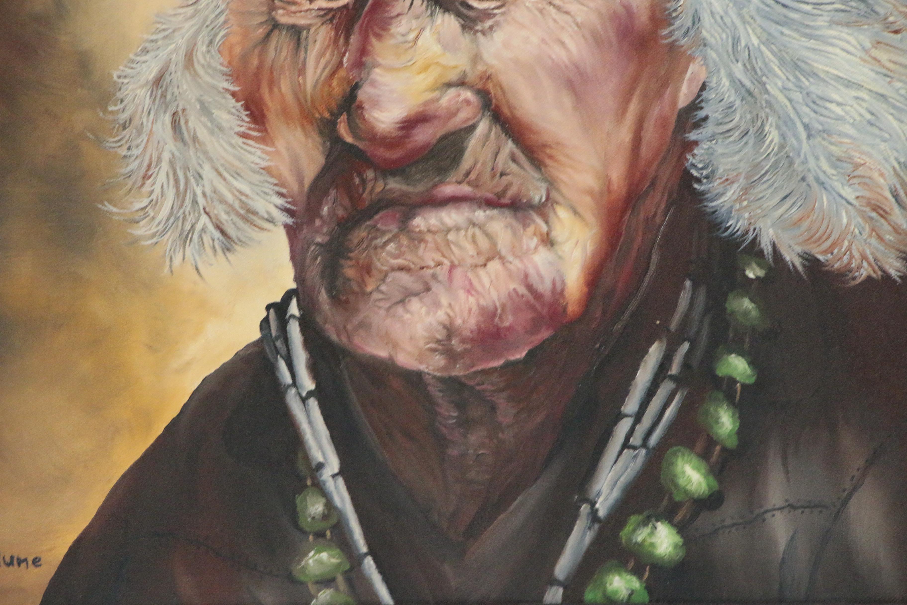 Oil Painting Portrait of an Old Man