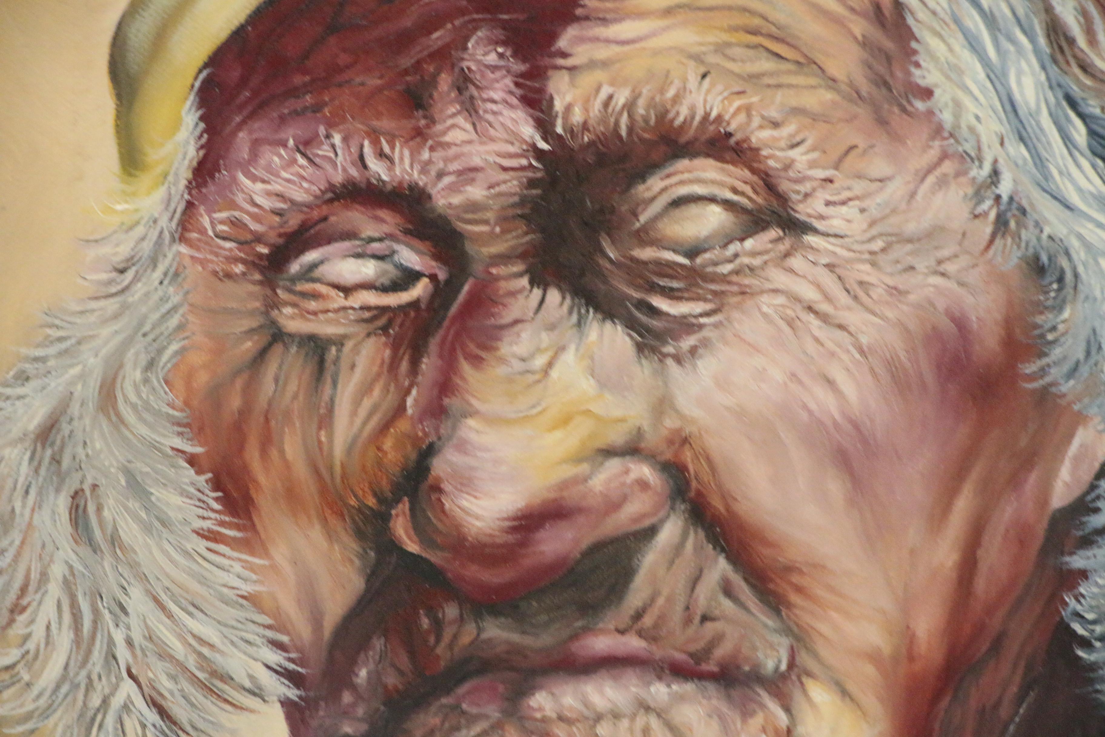 Oil Painting Portrait of an Old Man