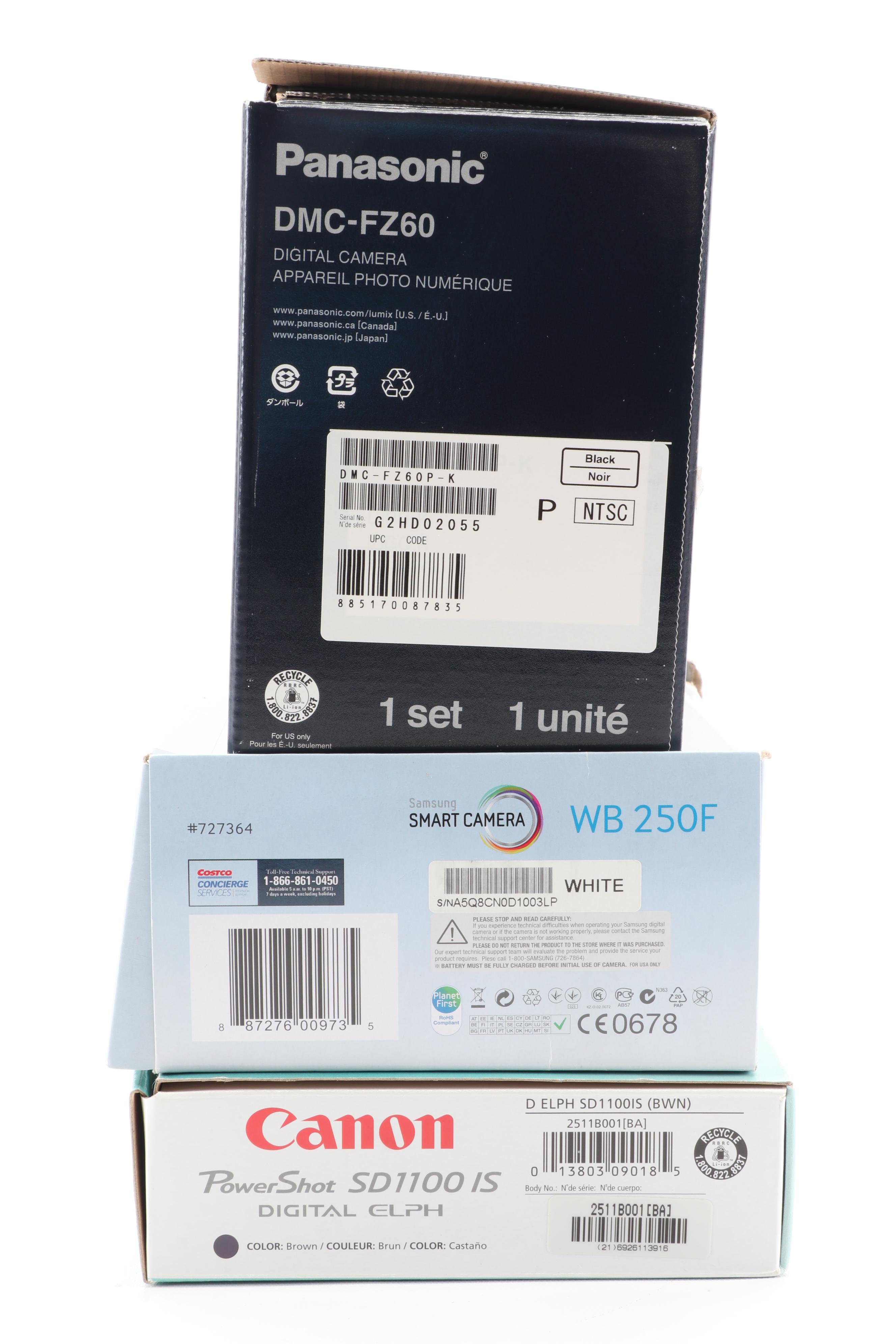 Canon, Samsung, Polaroid Cameras and Accessories, Late 20th Century