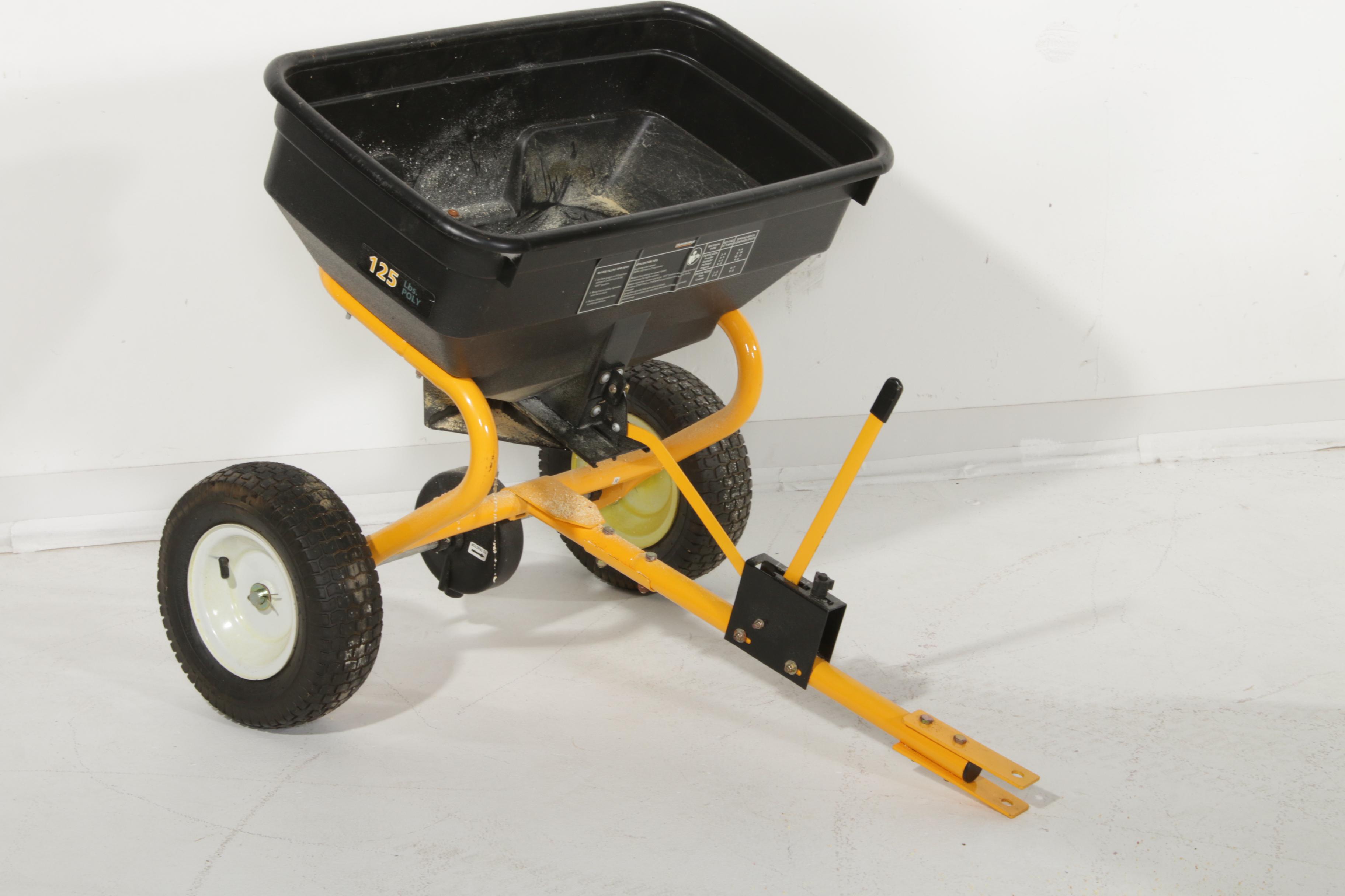 John Deere LX279 Riding Lawn Mower with Mowing Deck, Plow and Seed Spreader