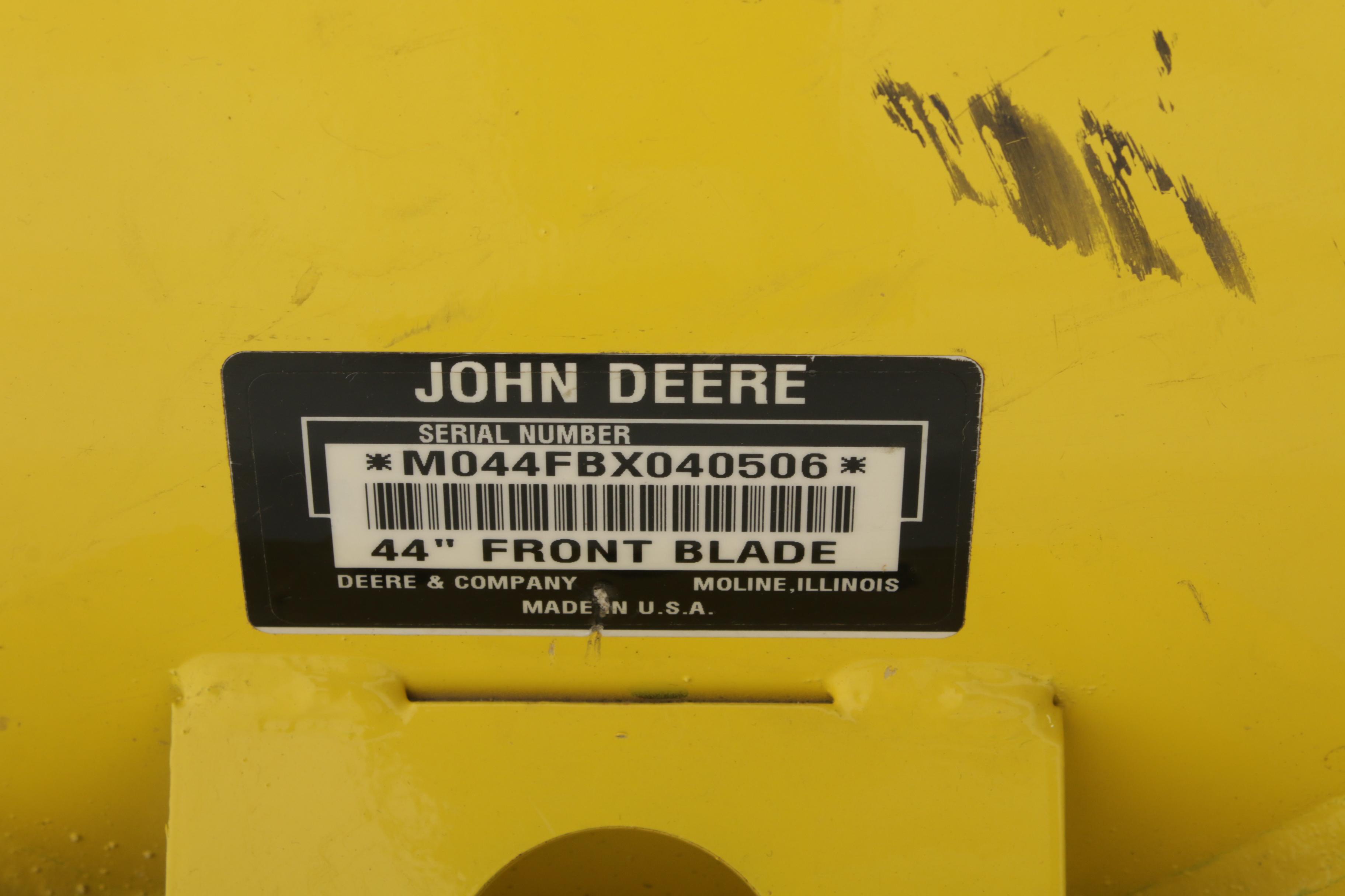 John Deere LX279 Riding Lawn Mower with Mowing Deck, Plow and Seed Spreader