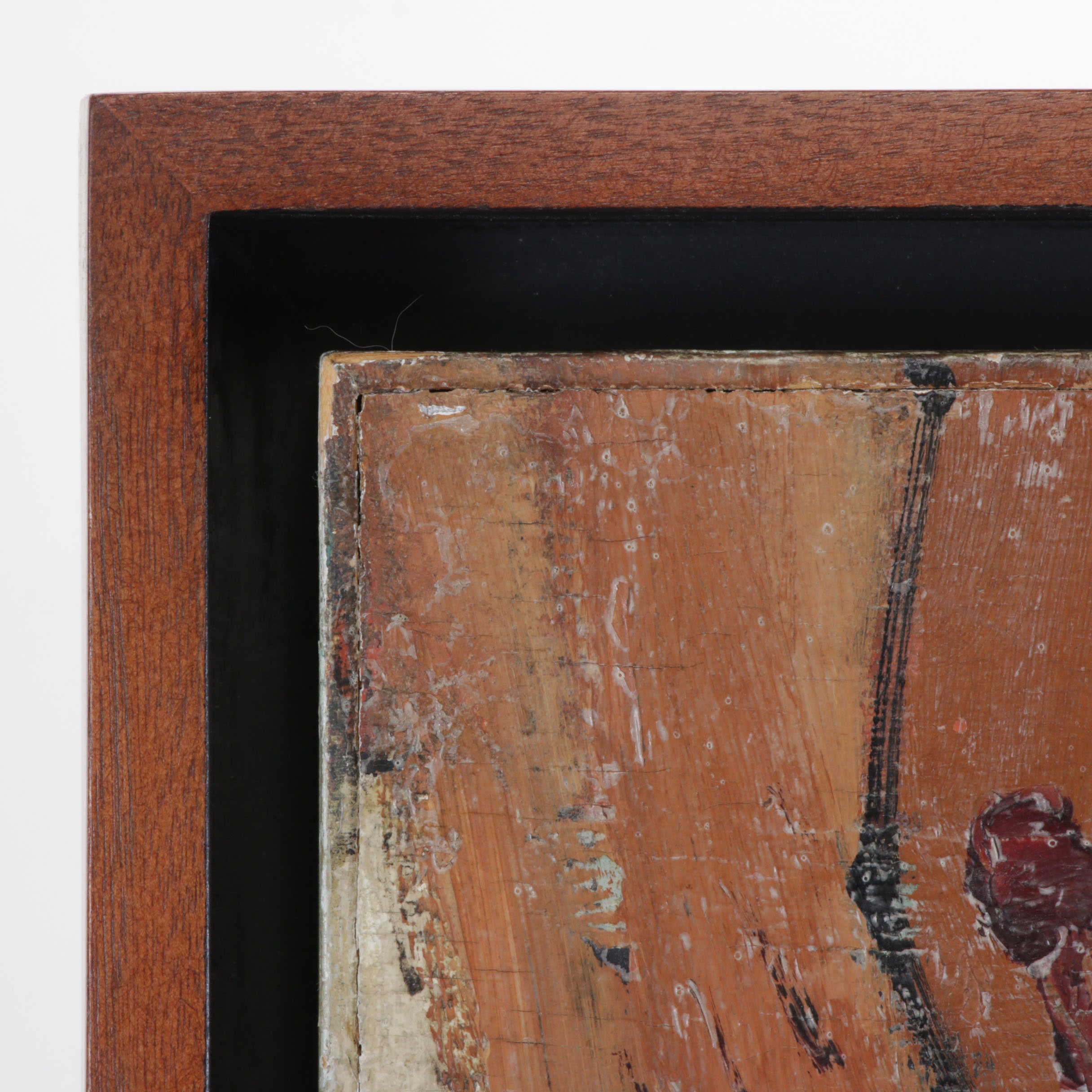 Franz Josef Kline Abstract Expressionist Oil Painting, Circa 1947 with Catalogue