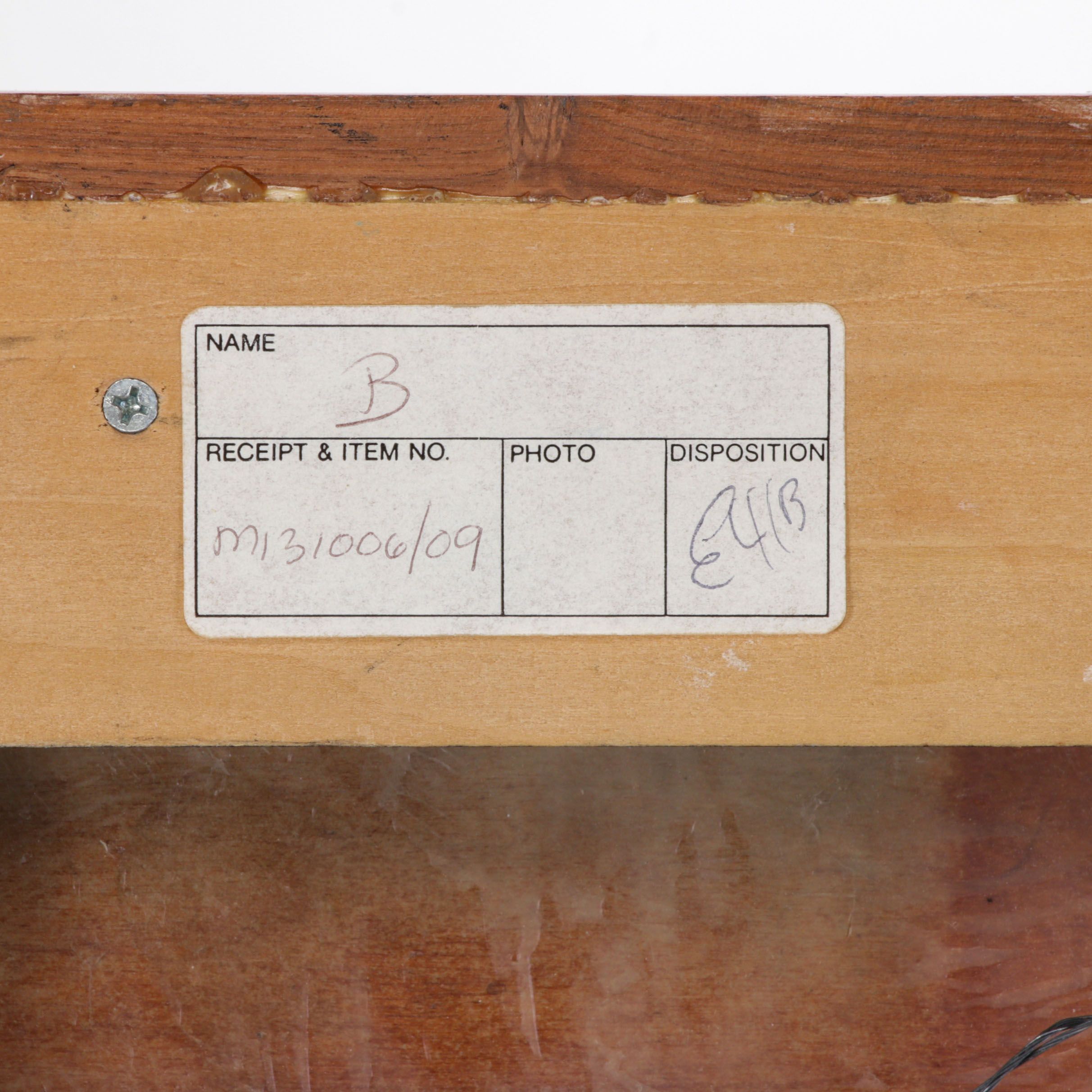 Franz Josef Kline Abstract Expressionist Oil Painting, Circa 1947 with Catalogue