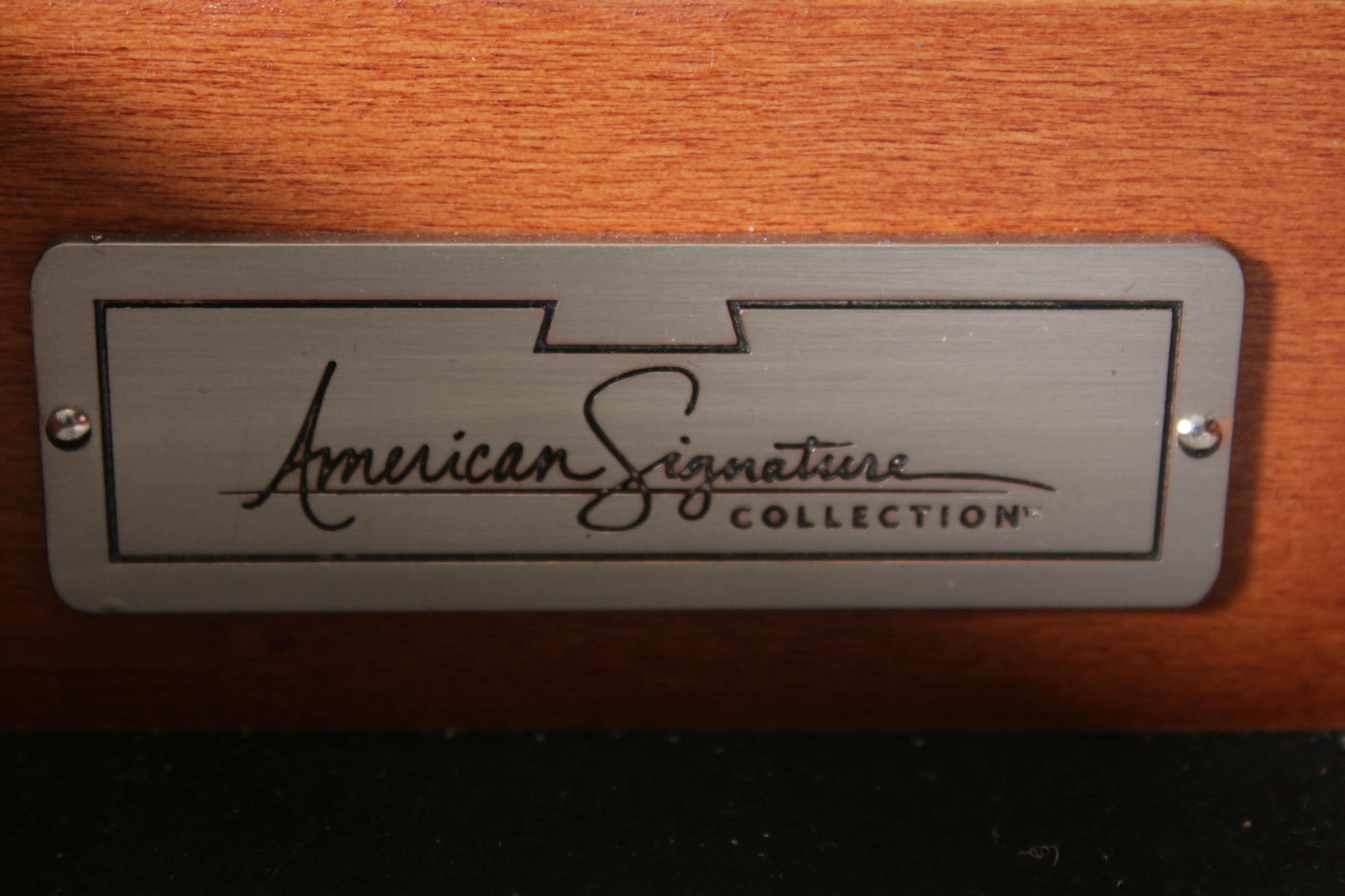 American Signature Collection "Ashland" Credenza Desk and Hutch