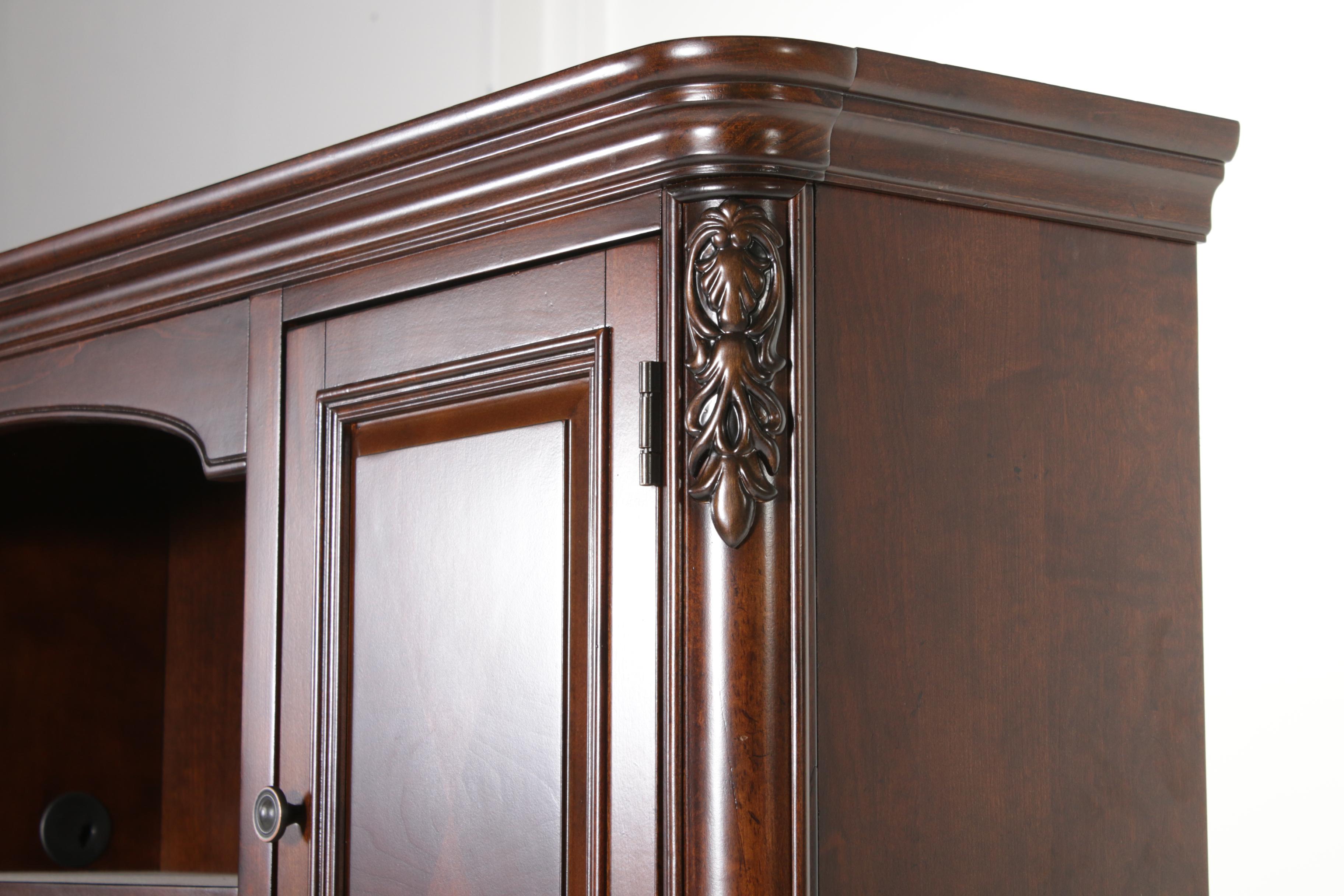 American Signature Collection "Ashland" Credenza Desk and Hutch