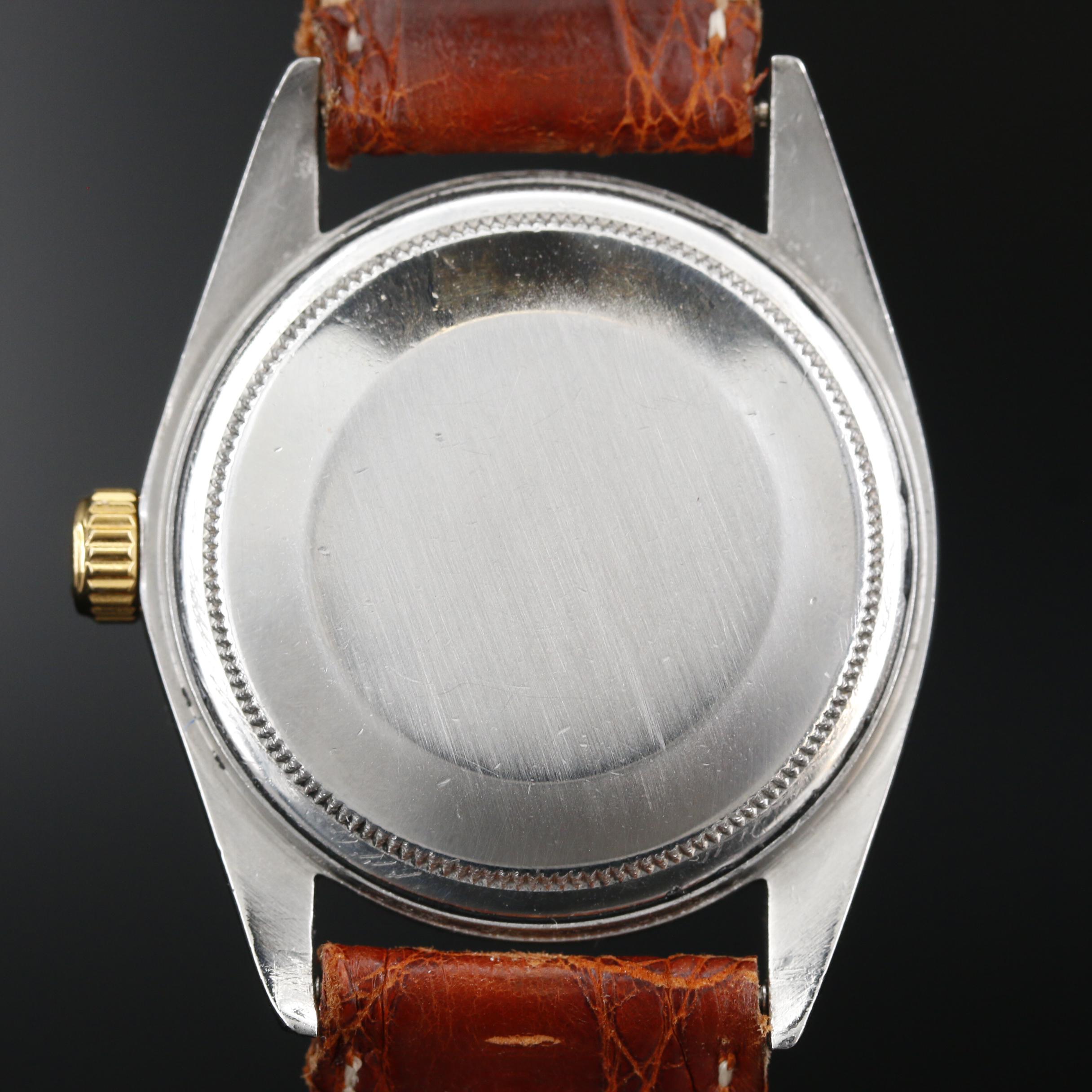 1969 Pie Pan Dial Rolex Datejust 14K Gold and Stainless Steel Watch