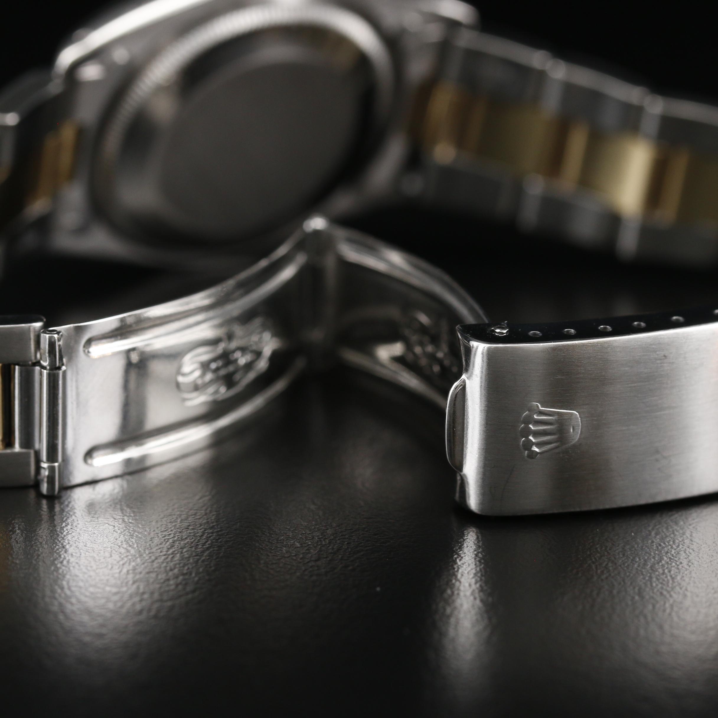 Rolex Date 1505 18K Gold and Stainless Steel Automatic Watch, Vintage