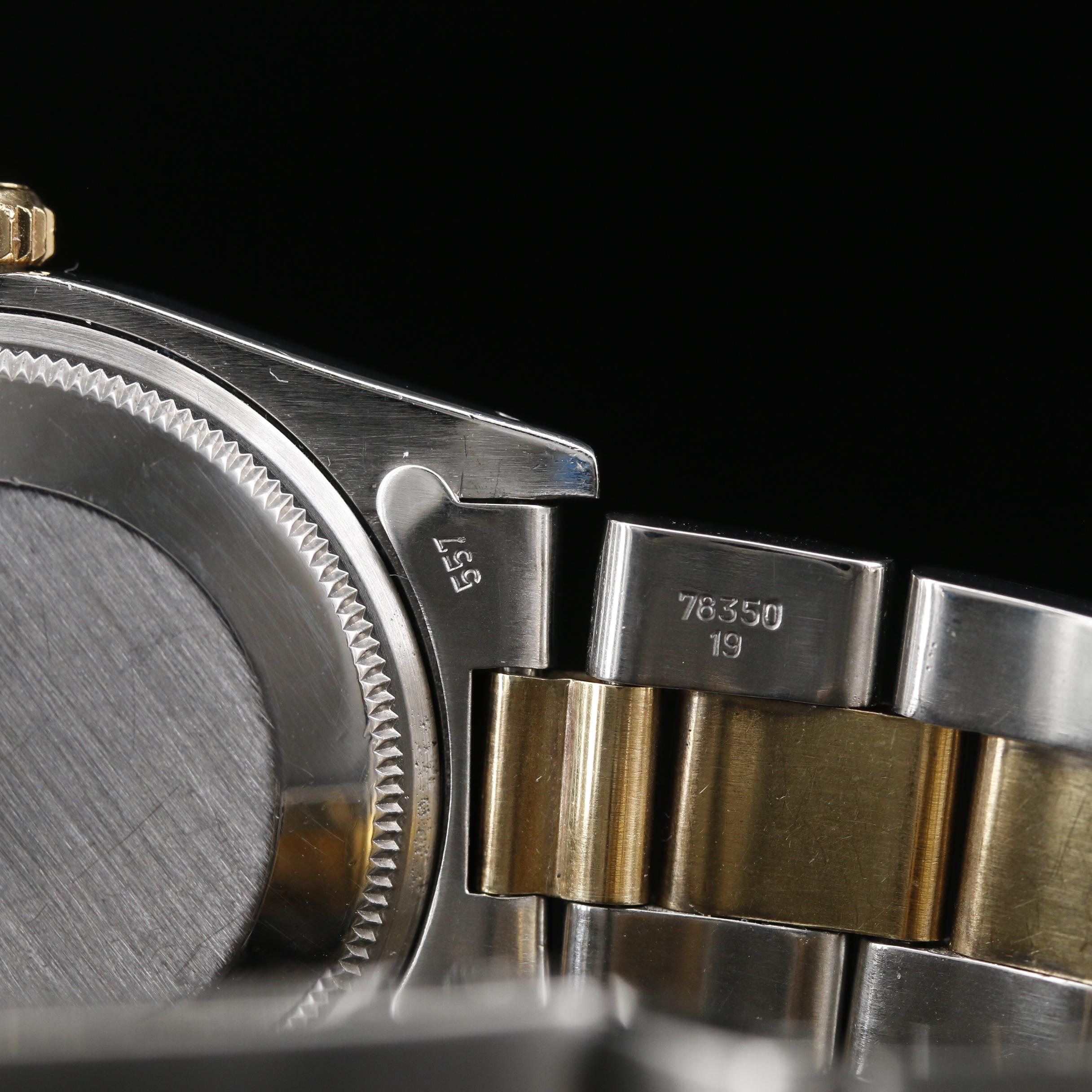 Rolex Date 1505 18K Gold and Stainless Steel Automatic Watch, Vintage