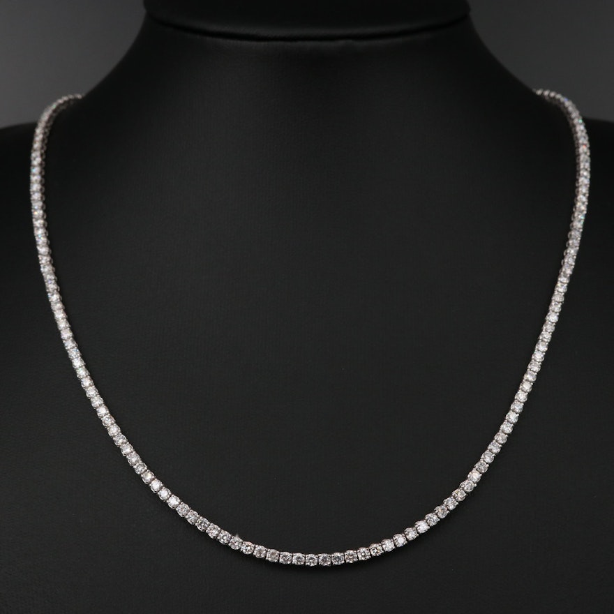 14K 6.97 CTW Diamond Necklace