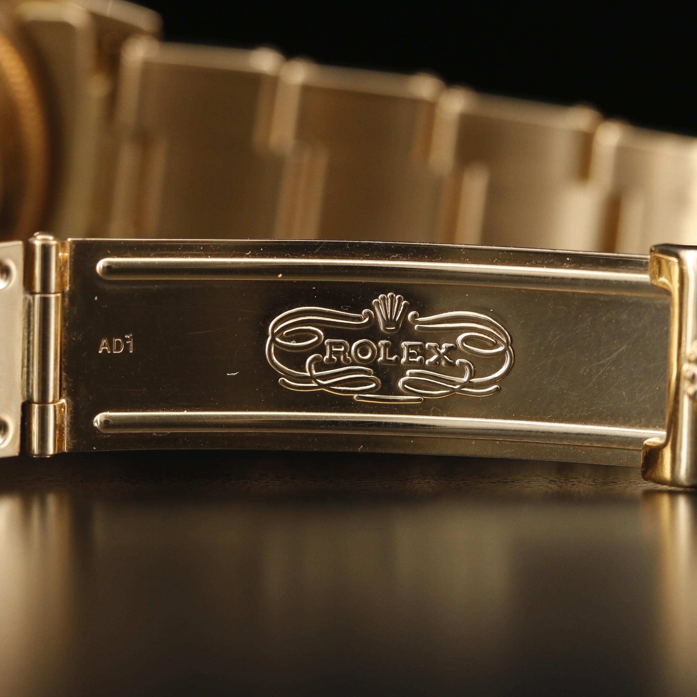 Rolex Date 18K Yellow Gold Automatic Watch, 2004