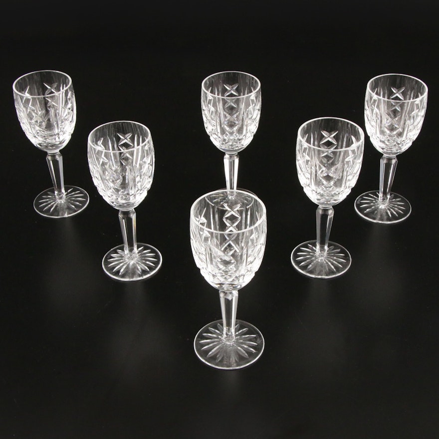 Waterford Crystal "Glengarriff" Claret Wine Glasses