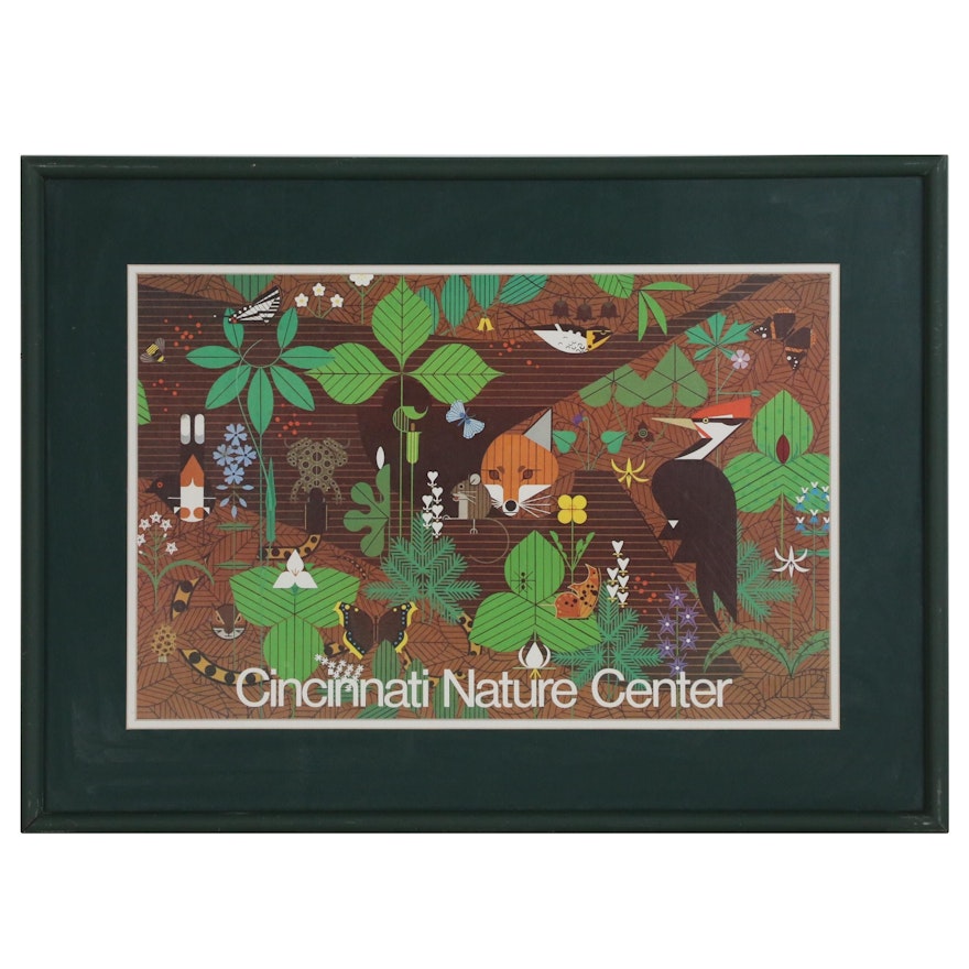 Cincinnati Nature Center Poster after Charley Harper "Spring"