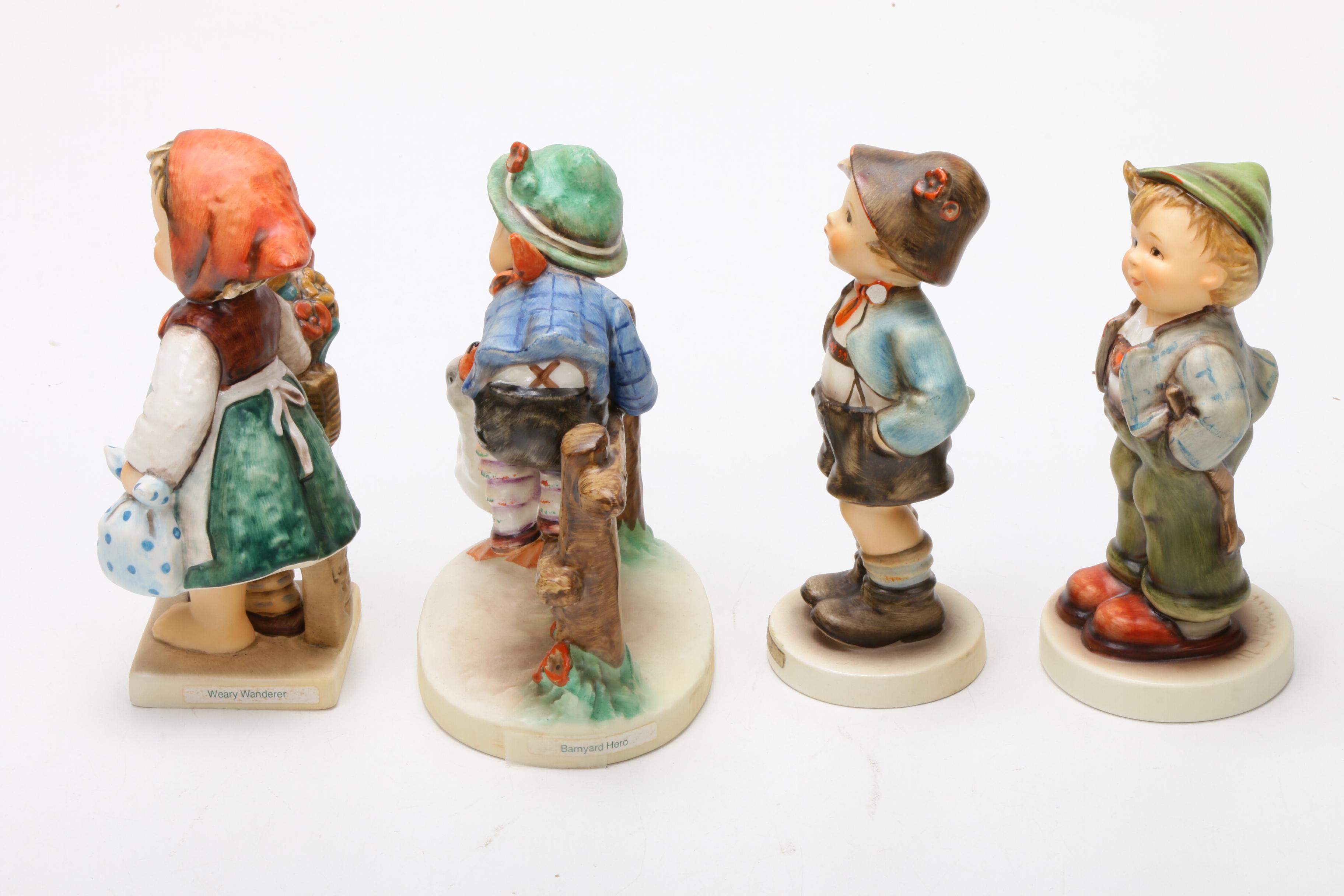 Goebel M.I. Hummel Exclusive Edition and Hand-Painted Bisque Porcelain Figures