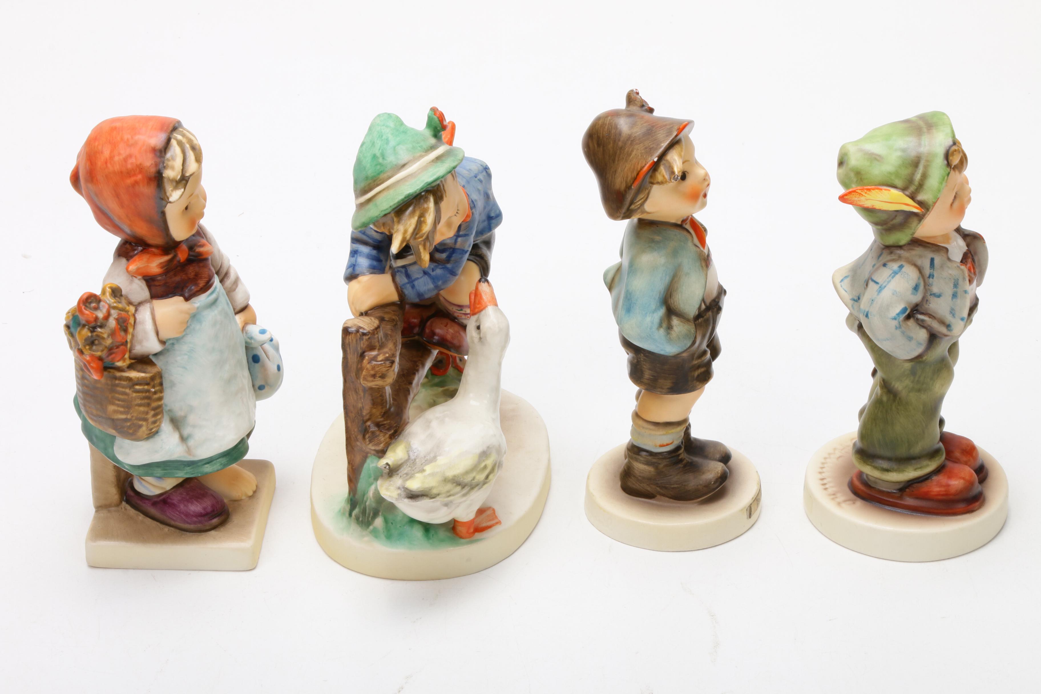 Goebel M.I. Hummel Exclusive Edition and Hand-Painted Bisque Porcelain Figures