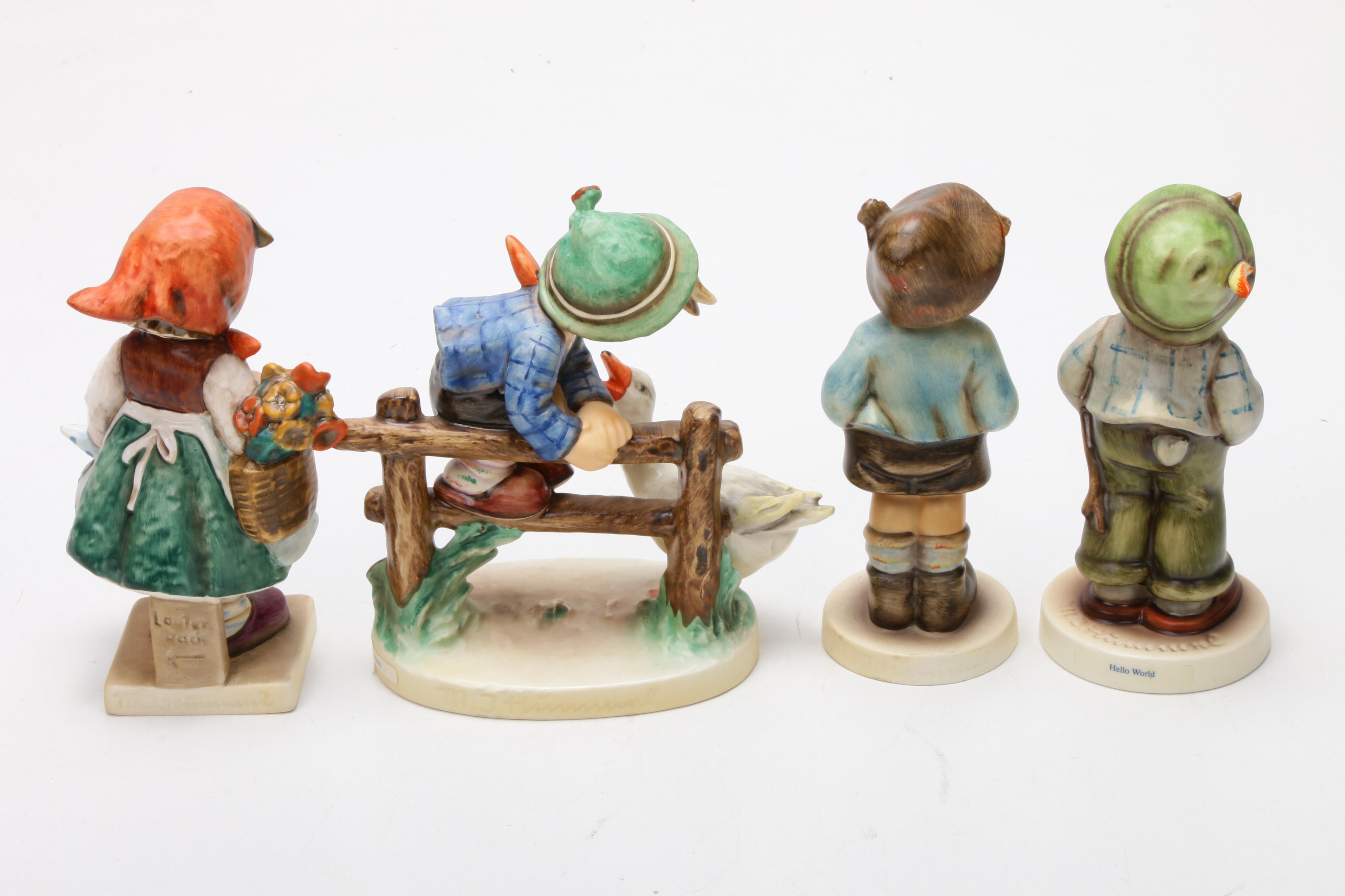 Goebel M.I. Hummel Exclusive Edition and Hand-Painted Bisque Porcelain Figures