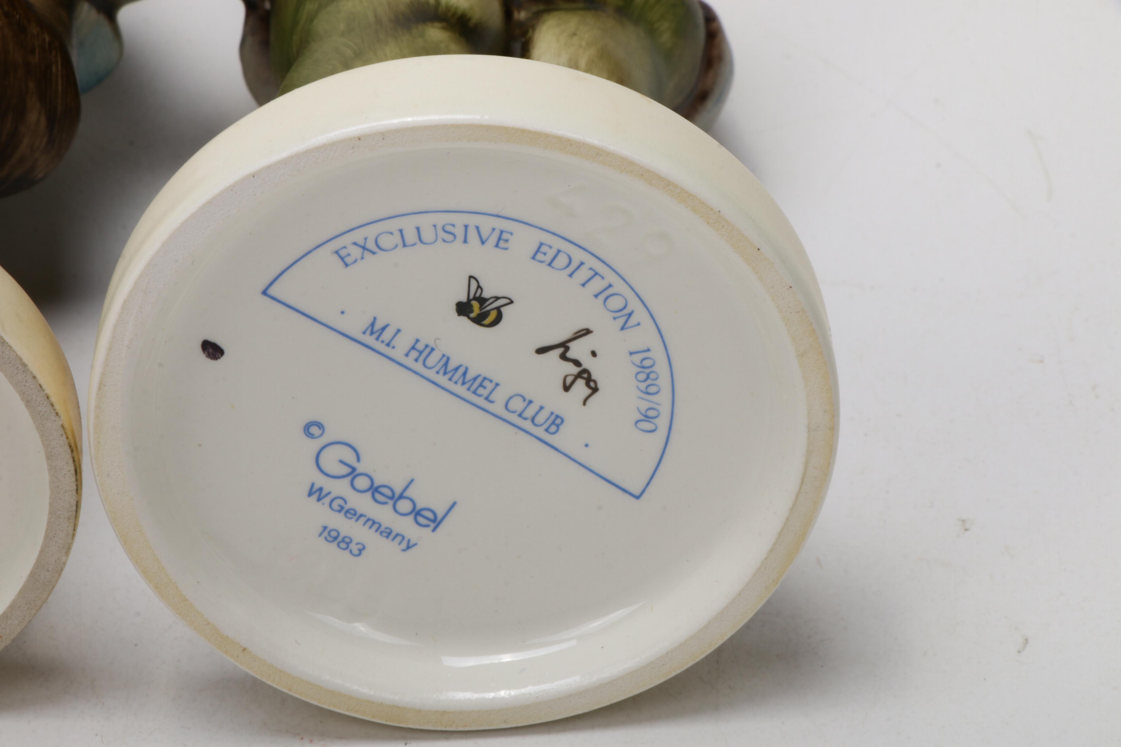 Goebel M.I. Hummel Exclusive Edition and Hand-Painted Bisque Porcelain Figures