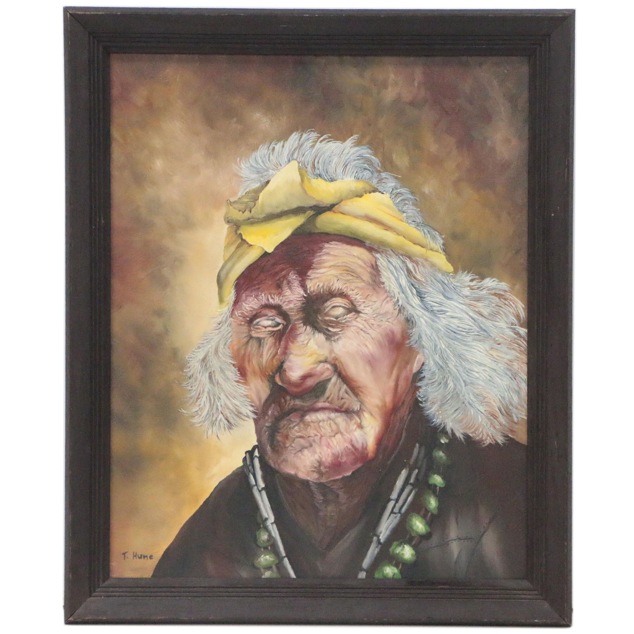 Oil Painting Portrait of an Old Man