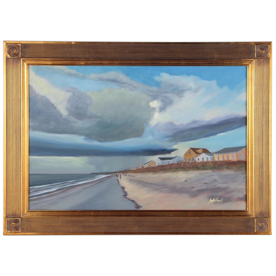 Jay Wilford Landscape Oil Painting "Gulf Squall"