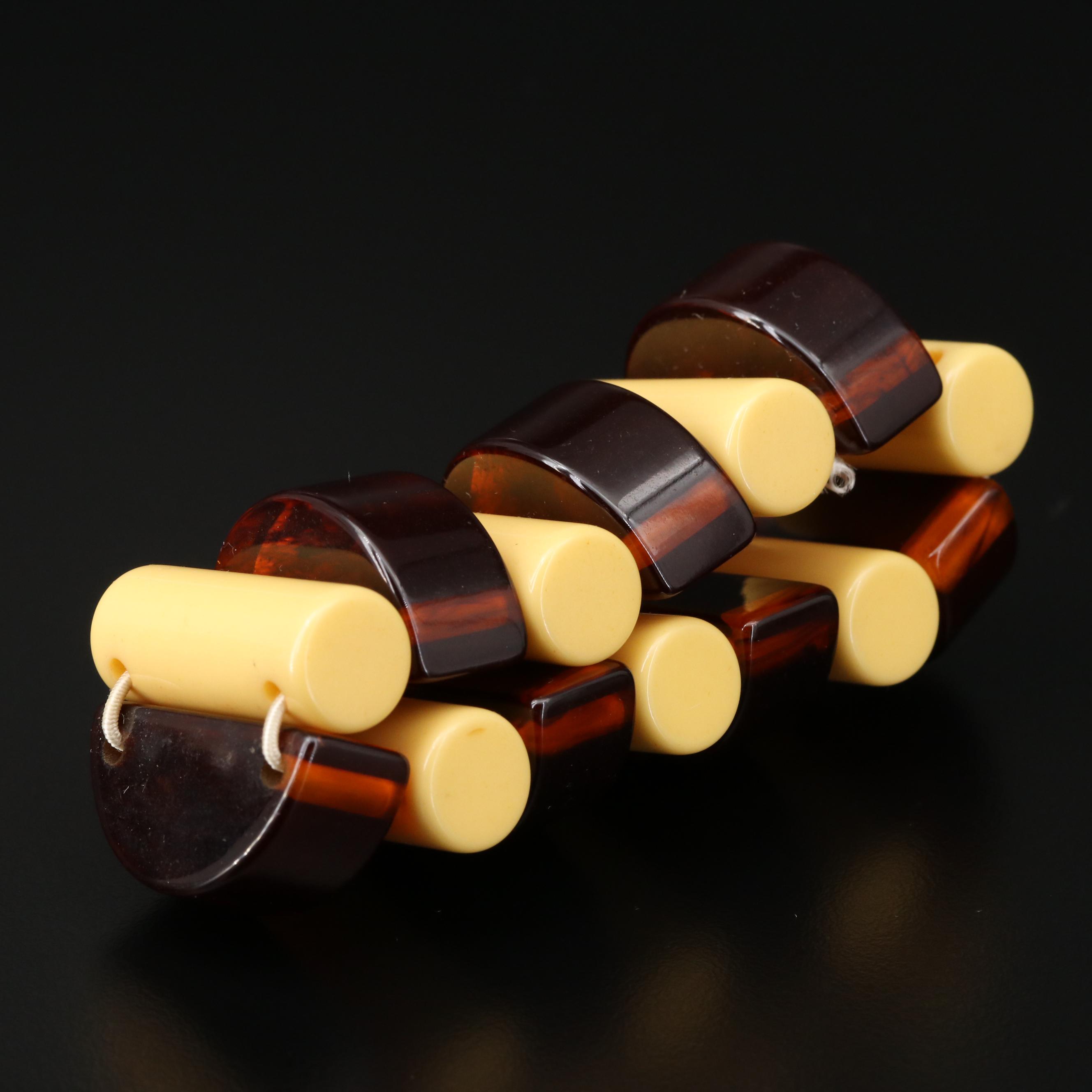 Vintage Expandable Bakelite Bracelet
