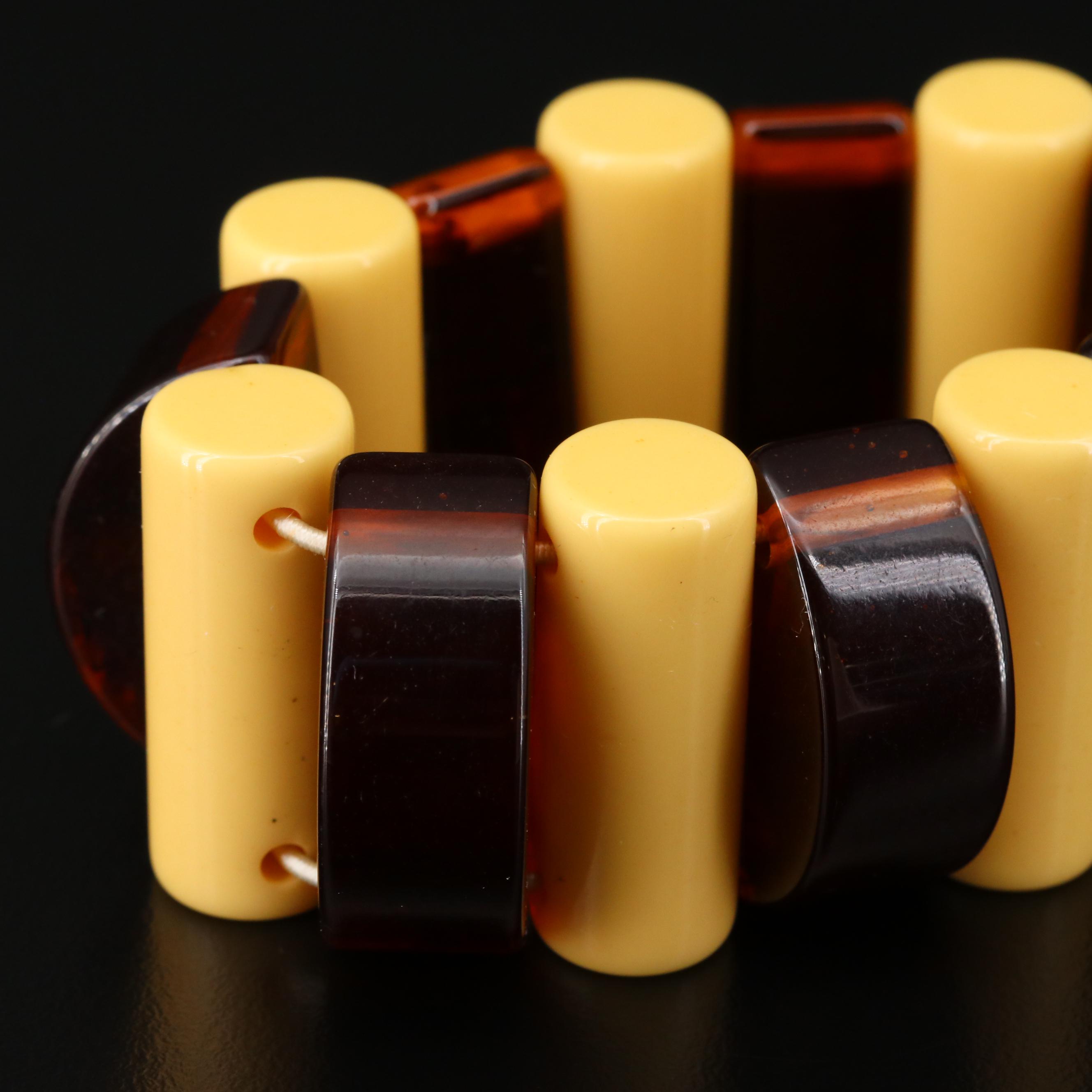 Vintage Expandable Bakelite Bracelet