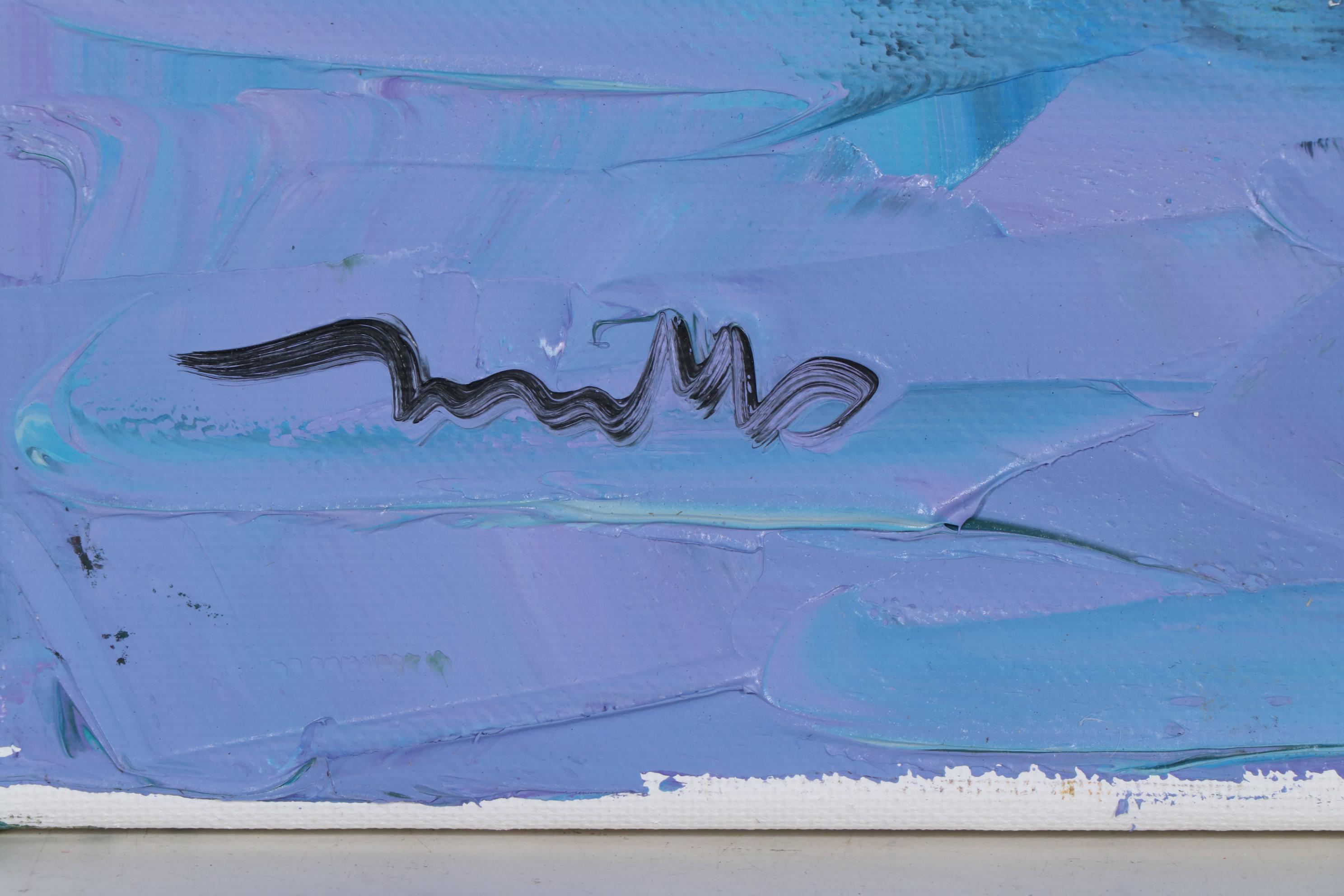 Jose Trujillo Oil Painting "Cliff Diving"