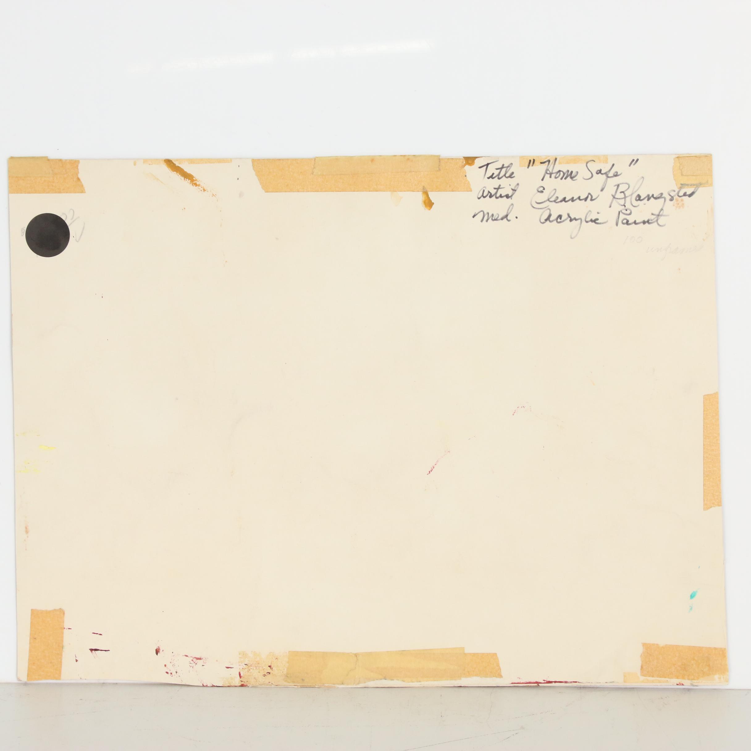 Eleanor Blangsted Acrylic Painting "Home Safe"