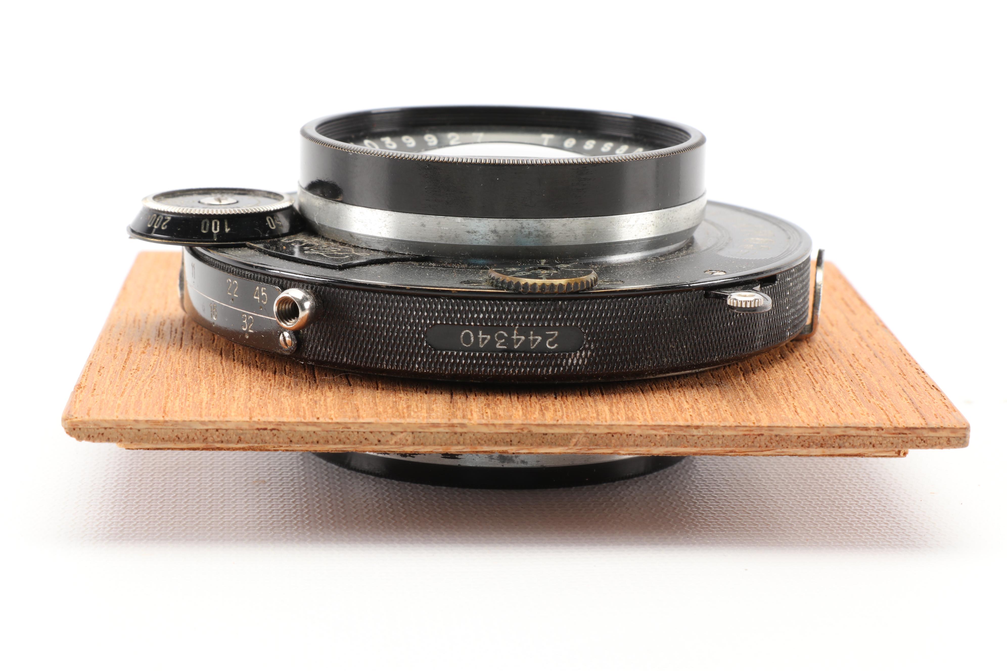 Zeiss Ikon Compur Shutter with Tessar 4.5/16.5cm Lens