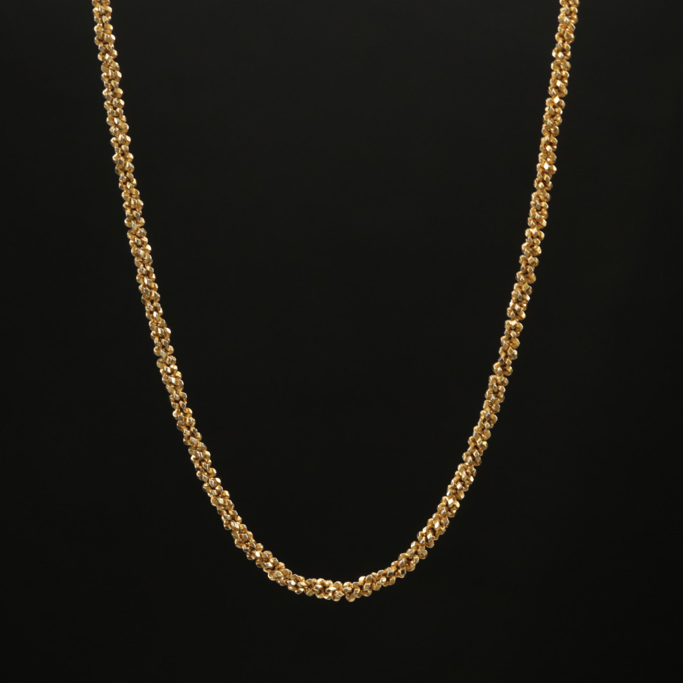 Sterling Sparkle Link Chain