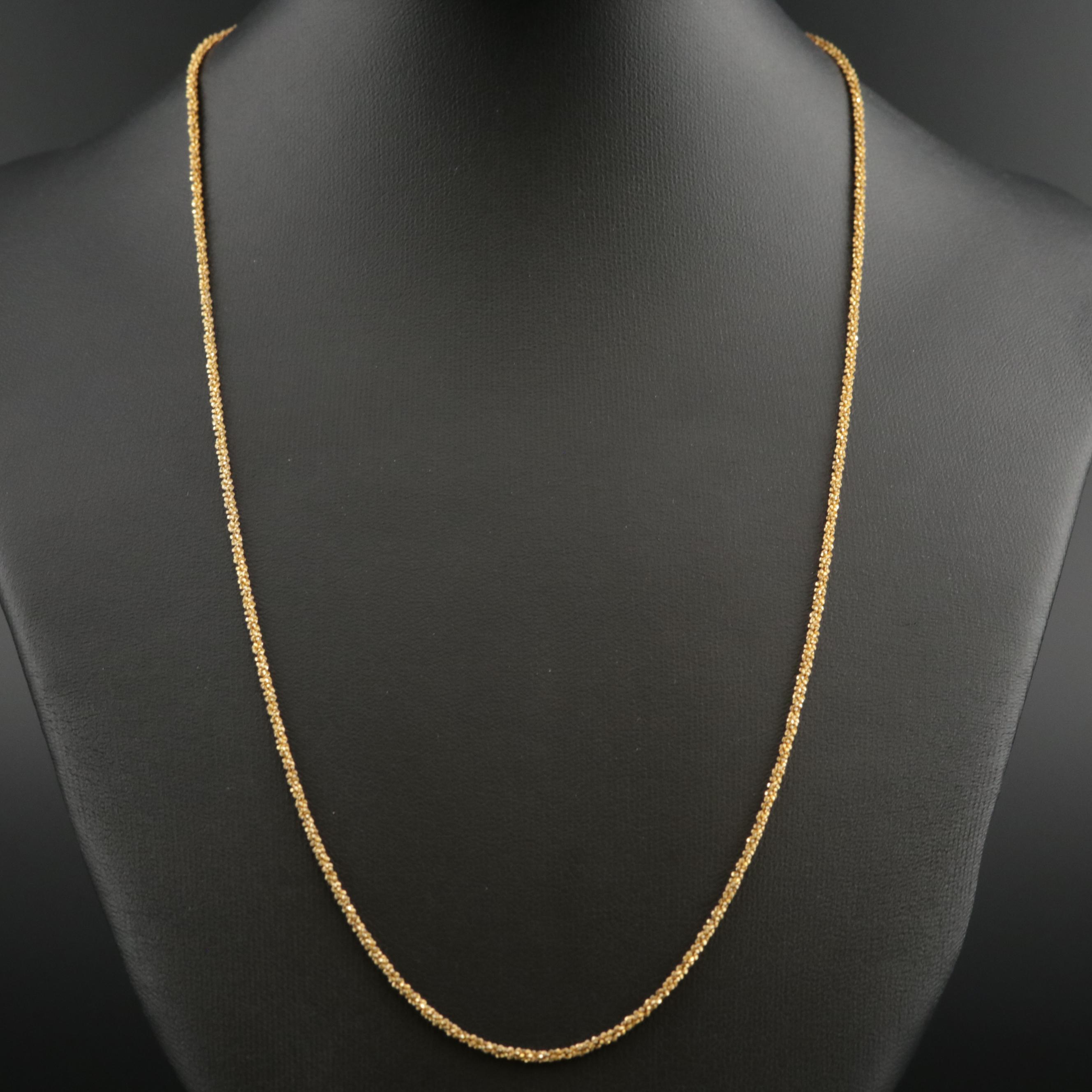 Sterling Sparkle Link Chain