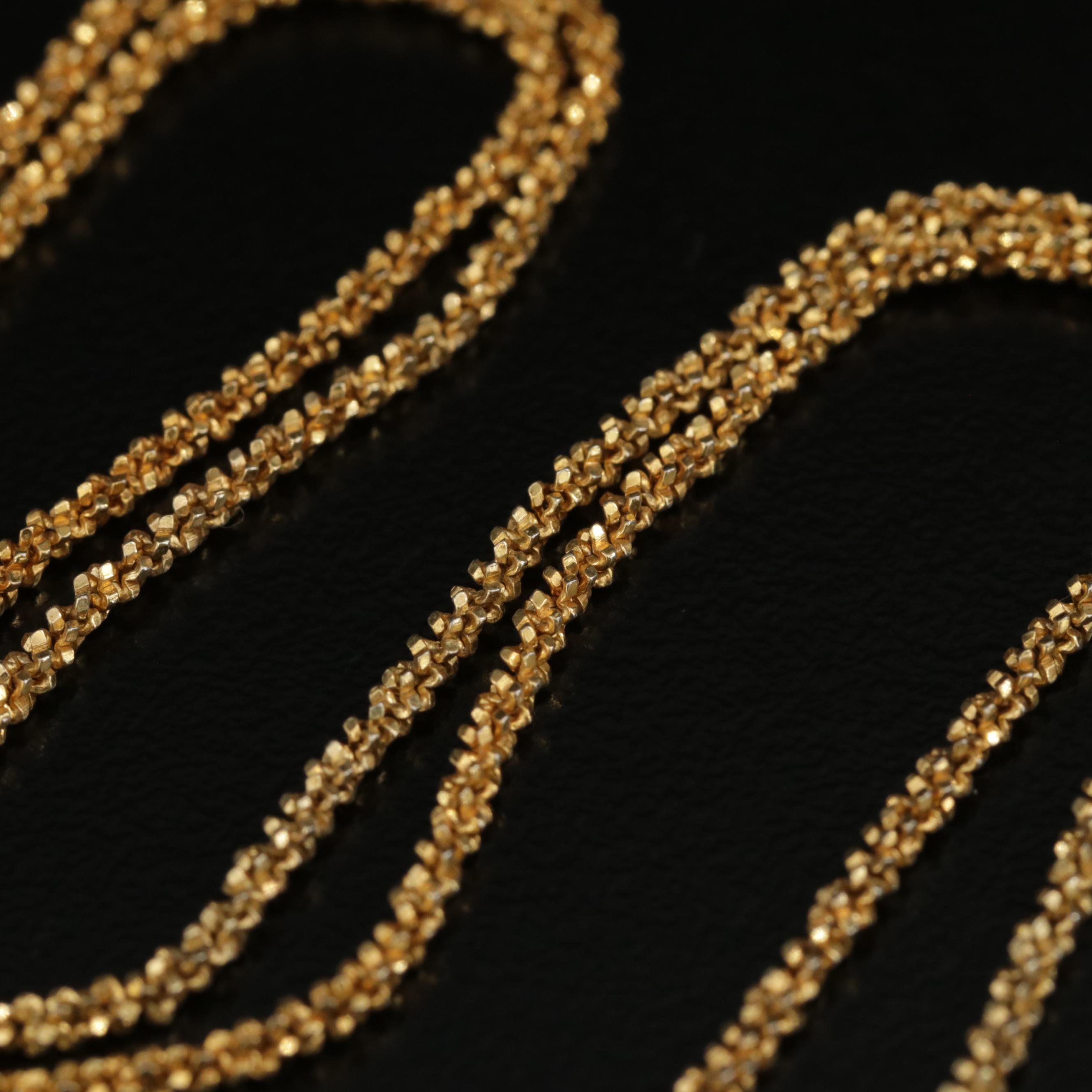 Sterling Sparkle Link Chain