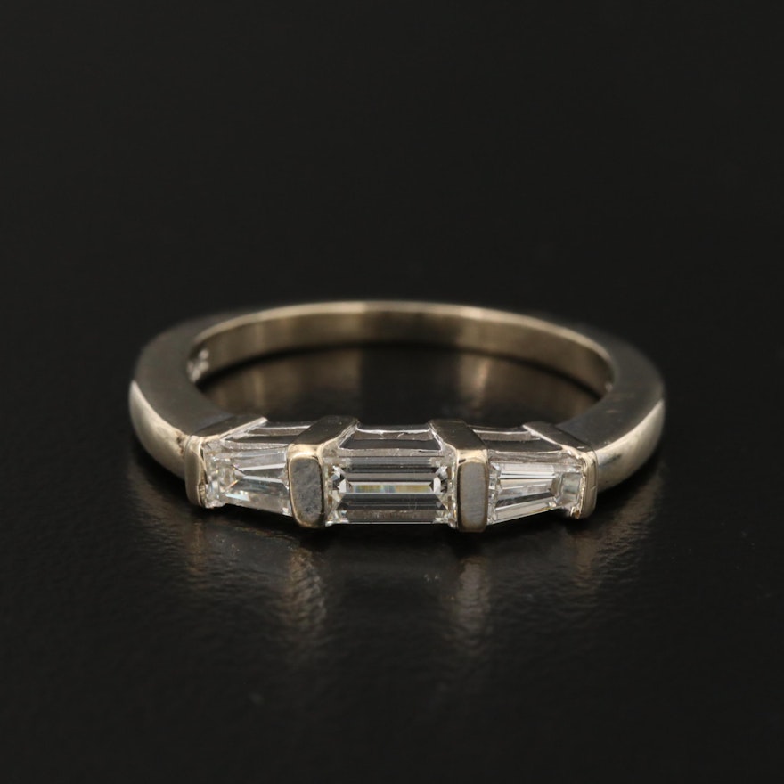 18K Gold Diamond Band