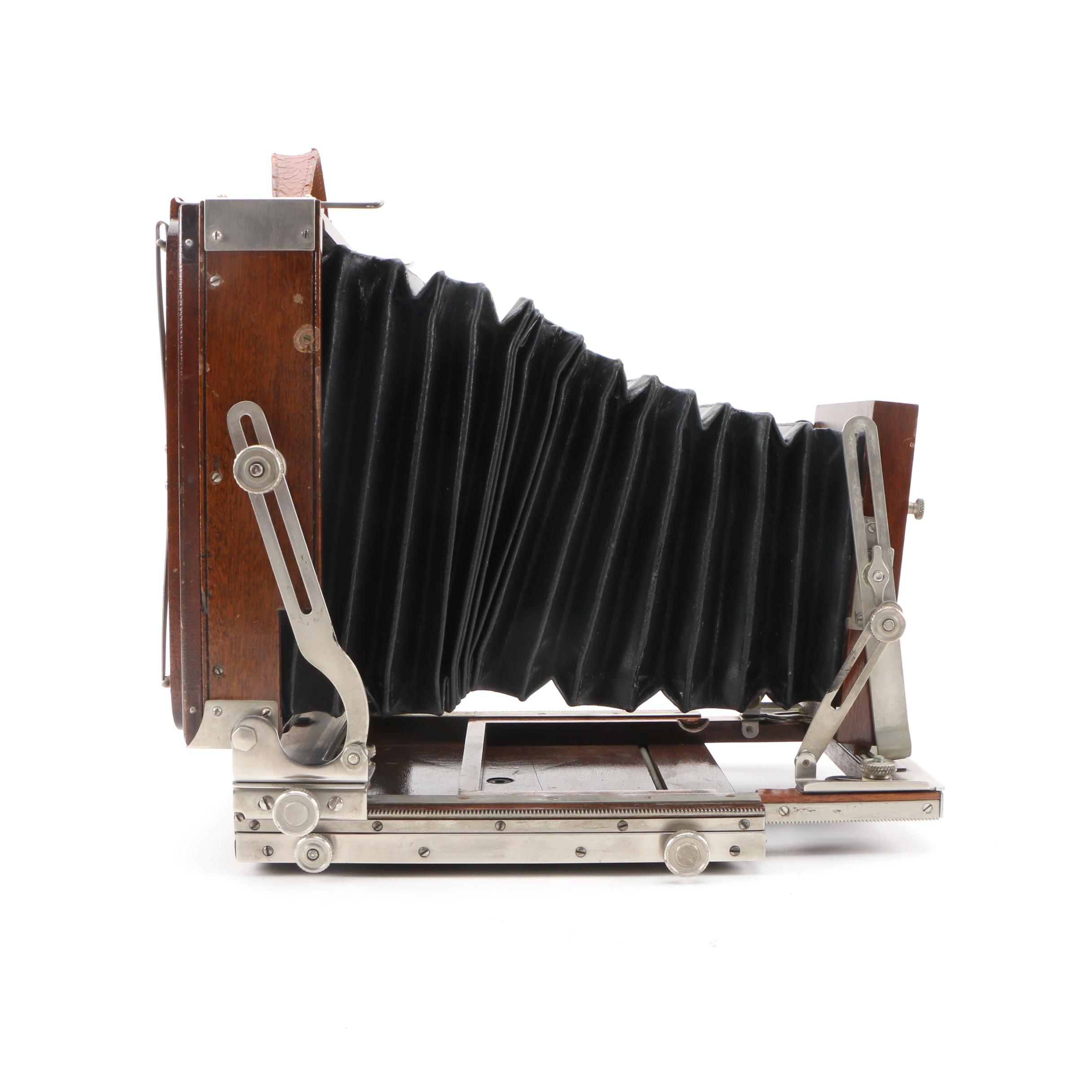 Deardorff View #280 Large Format Camera In Mahogany Case, Early 20th C.